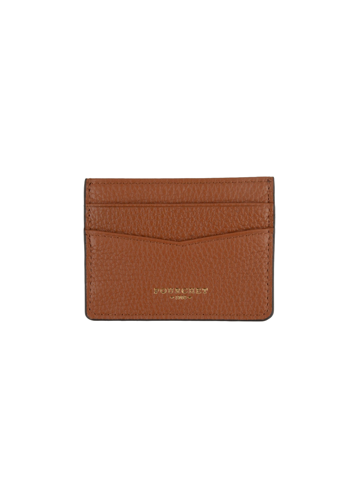 Club | porte-cartes en cuir de vachette  Camel