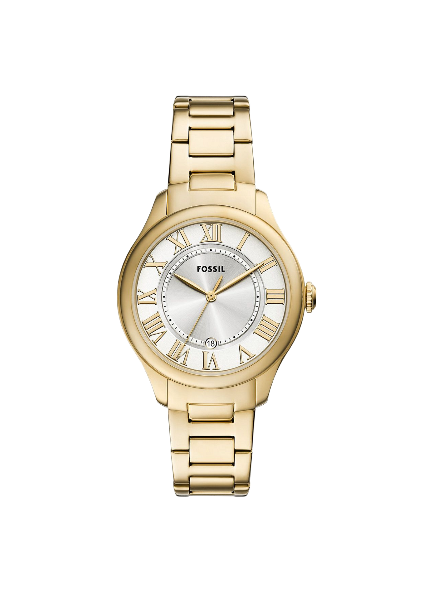 Montre classique en acier inoxydable FOSSIL Argent