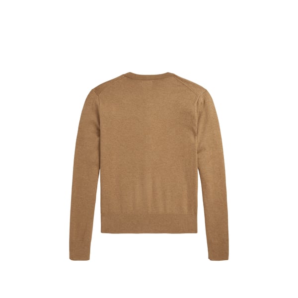 Polo Cardigan en coton mélangé
