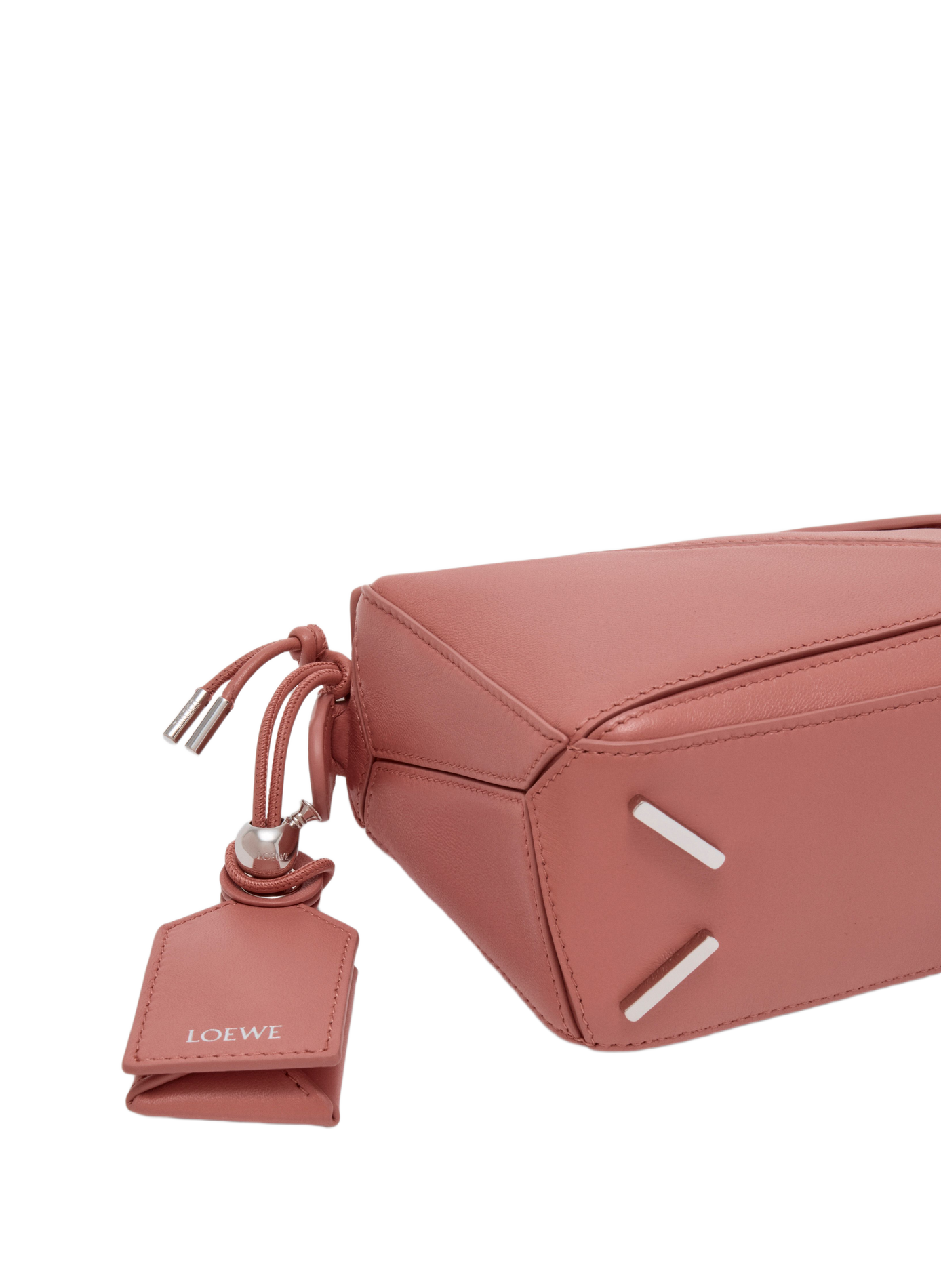 Mini sac Featherlight Puzzle en cuir d'agneau nappa LOEWE Rose