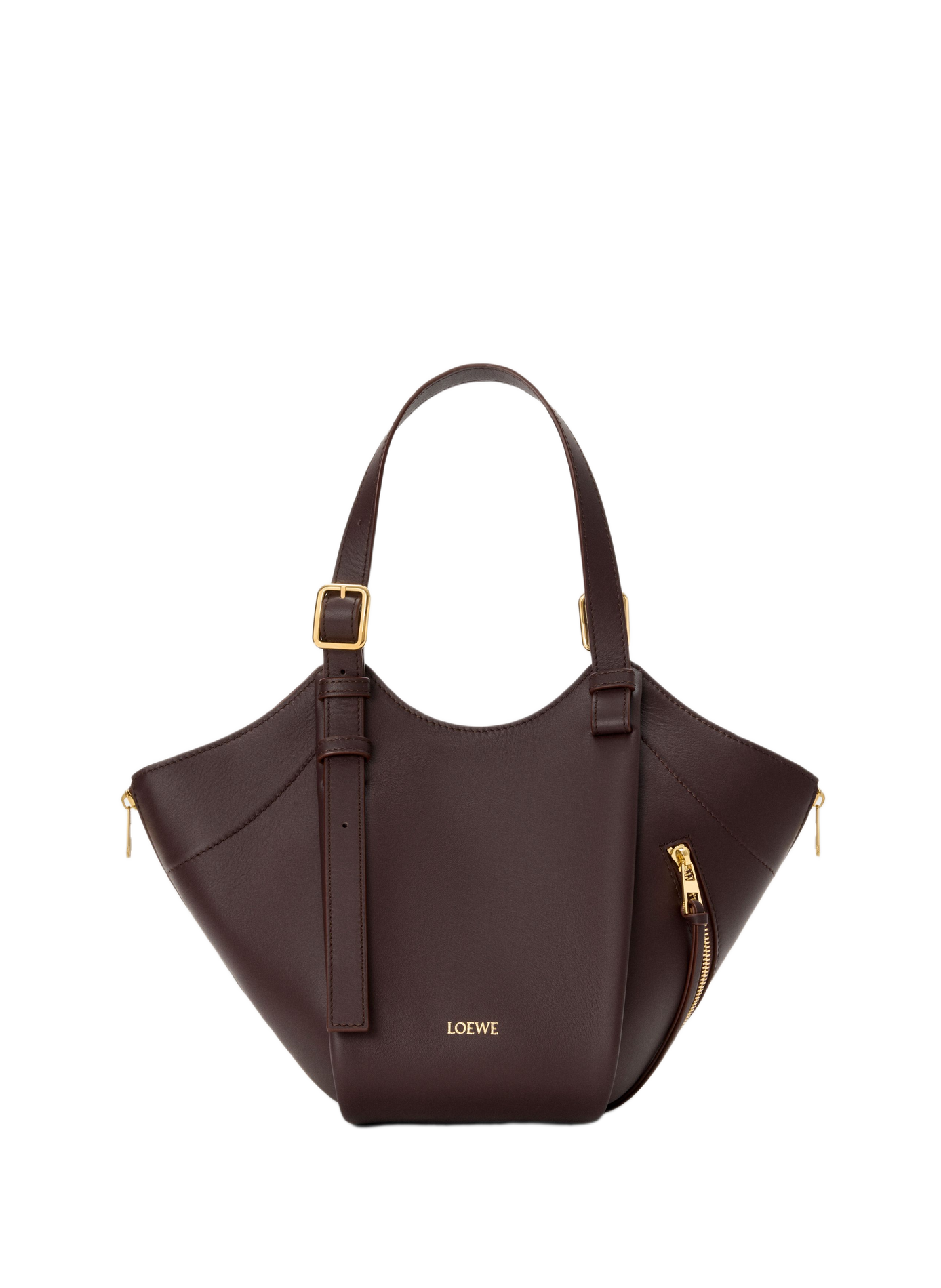 <p>Classic Calf Leather Hammock Flip Bag</p> LOEWE Brown