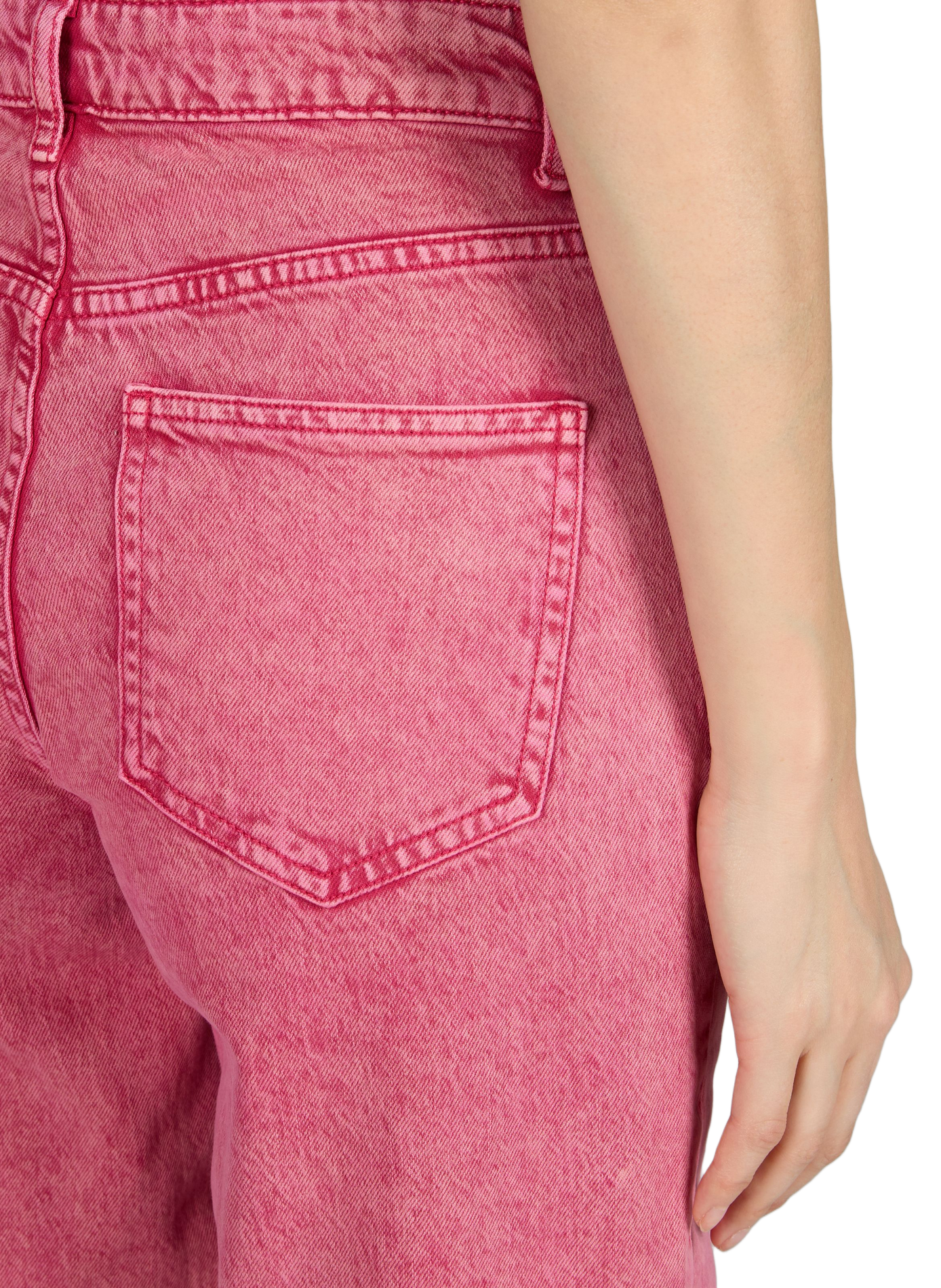 Jean large taille haute Vifreya VILA Rose