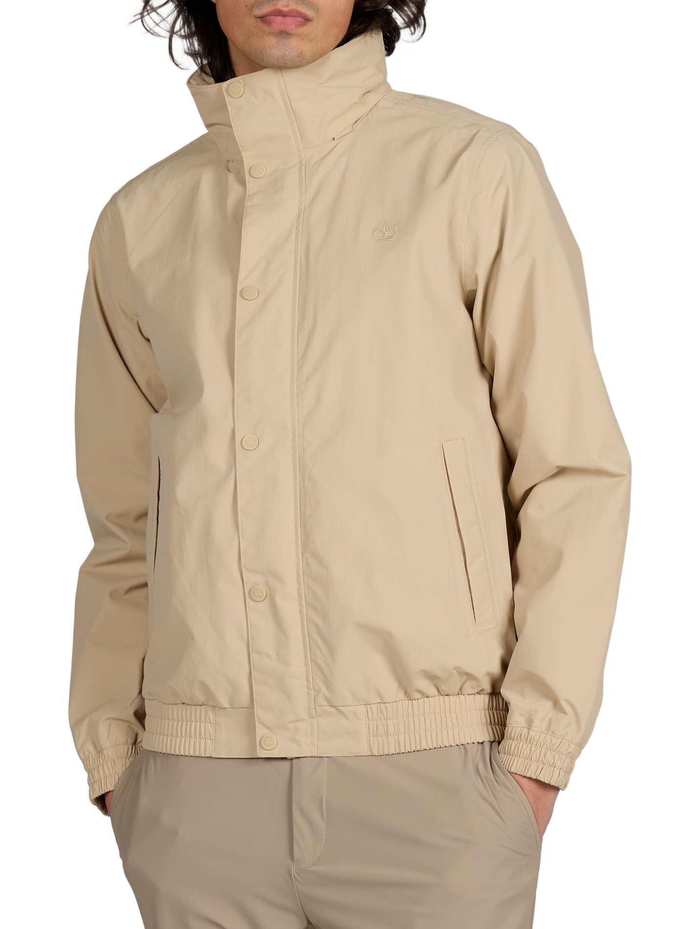 Blouson droit à col montant TIMBERLAND Beige