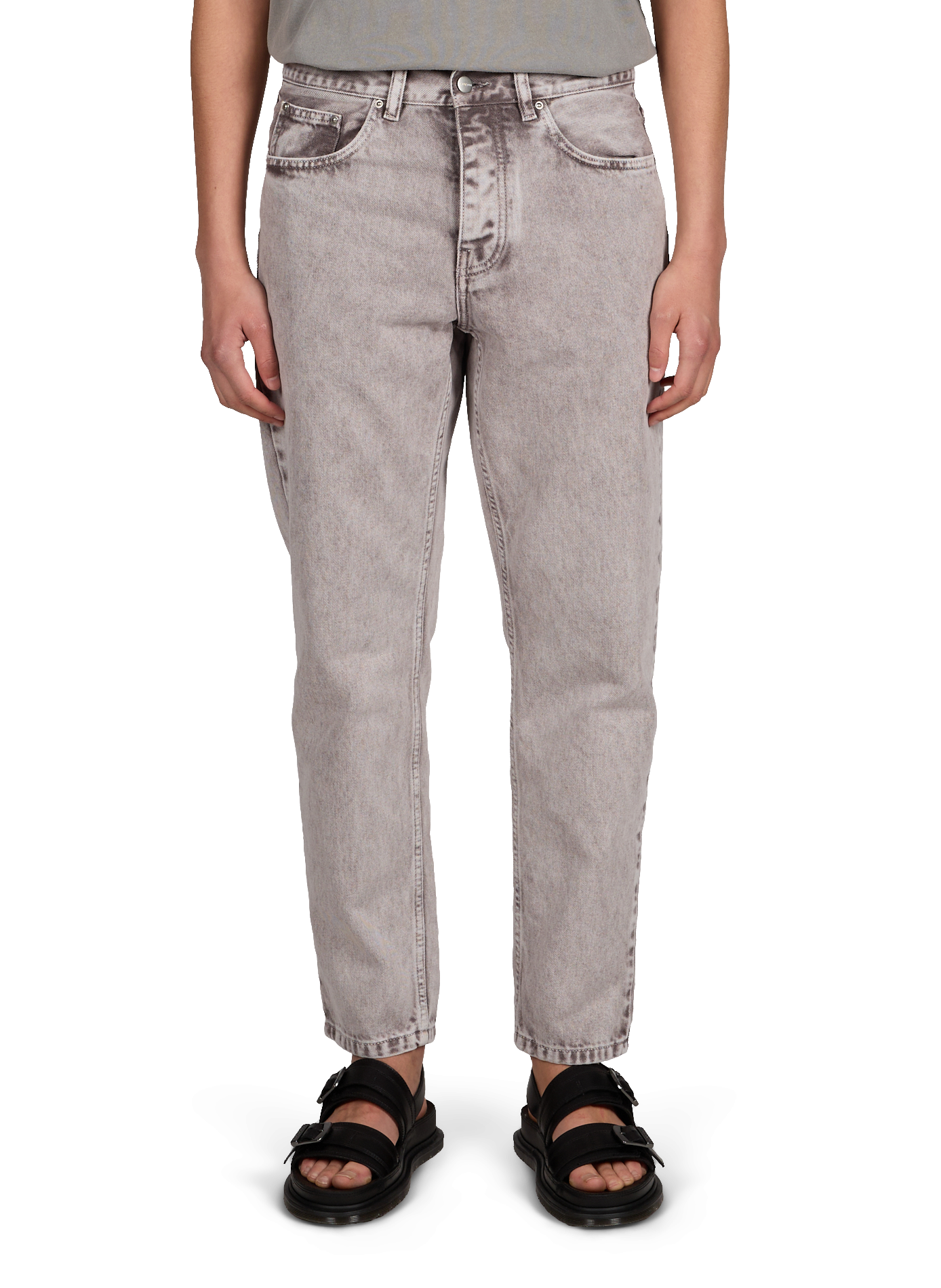 Relaxed tapered jeans CARHARTT WIP Brown