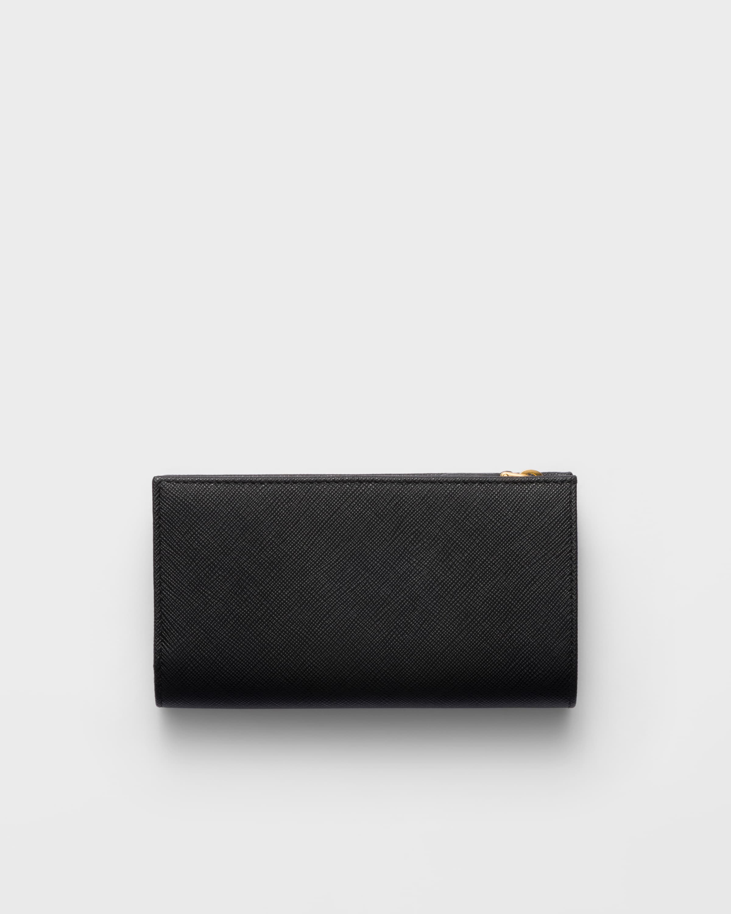 Portefeuille en cuir saffiano PRADA Noir