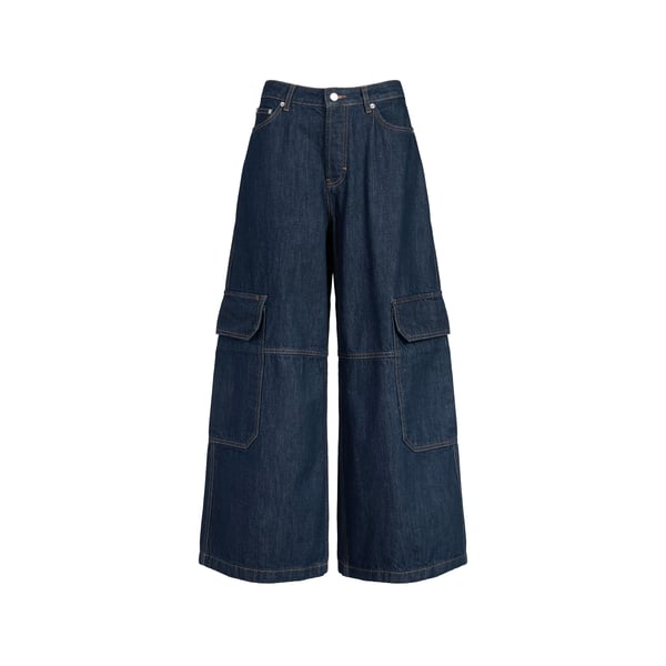 Jean large en coton Jean large en coton
