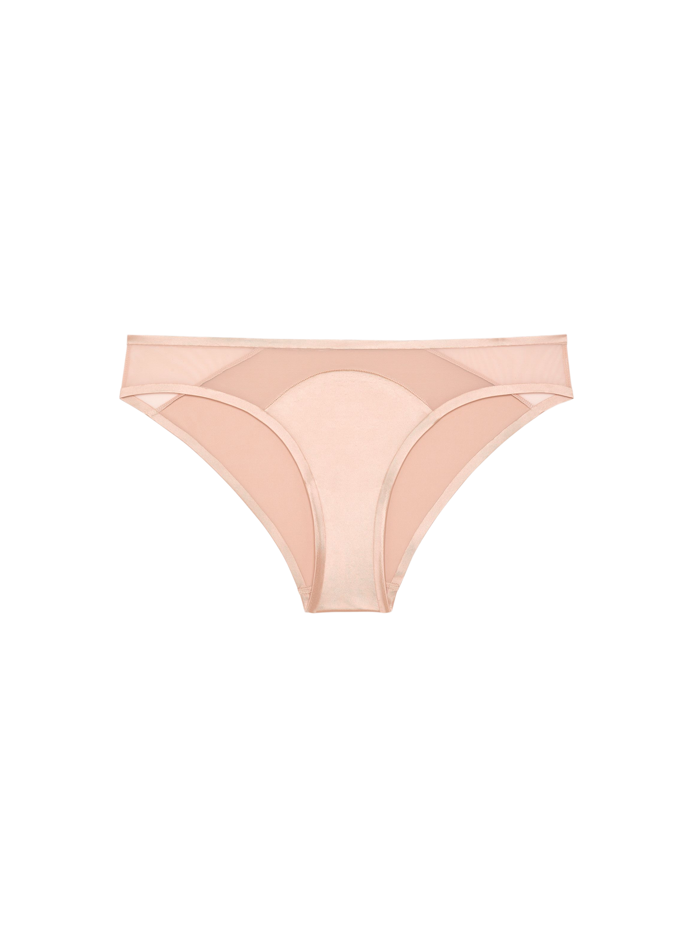 Solid White Culotte with Transparent Edges PASSIONATA Beige