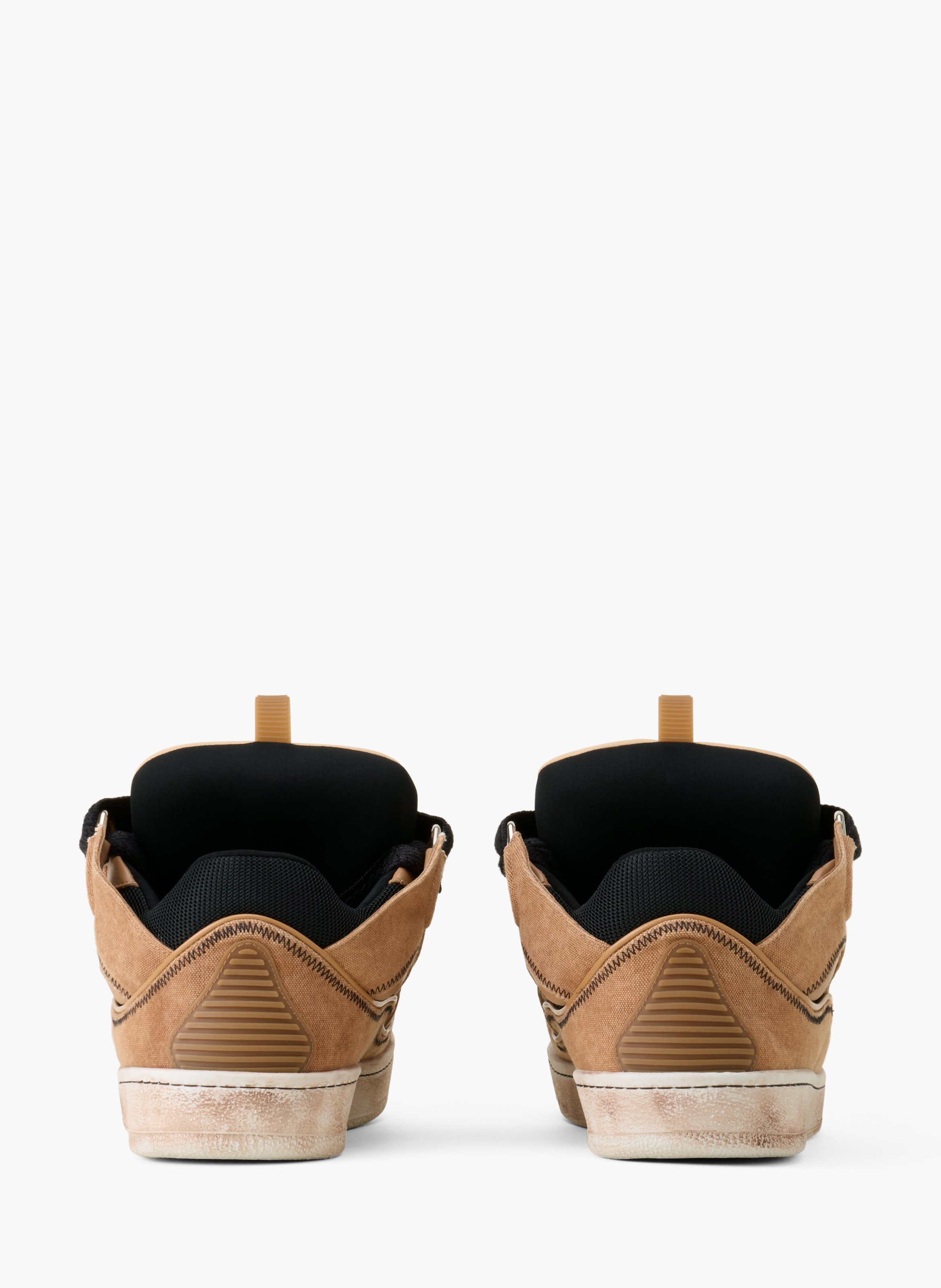Sneakers curb en canvas LANVIN Marron