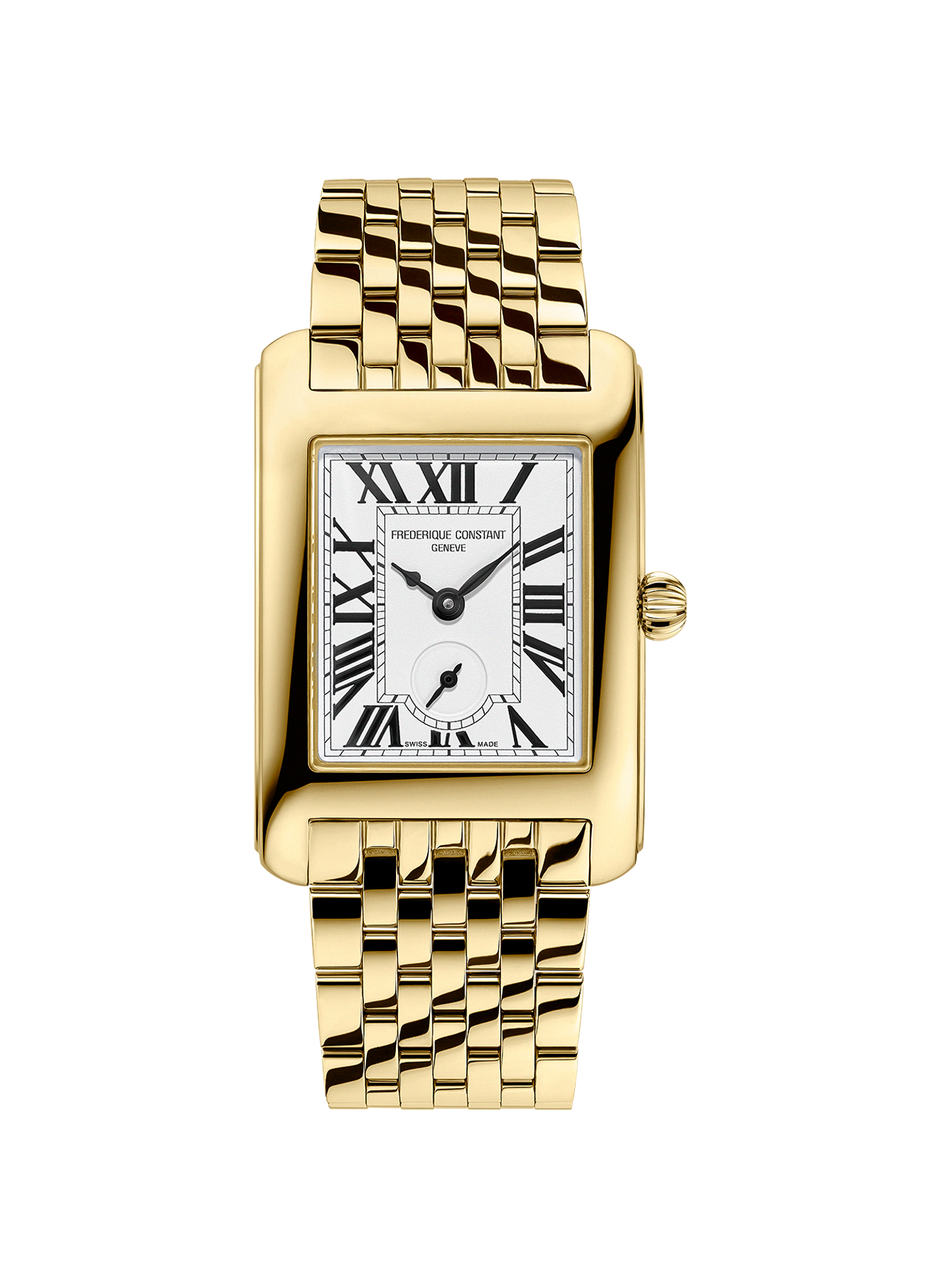 Montre quartz en acier inoxydable FREDERIQUE CONSTANT Blanc