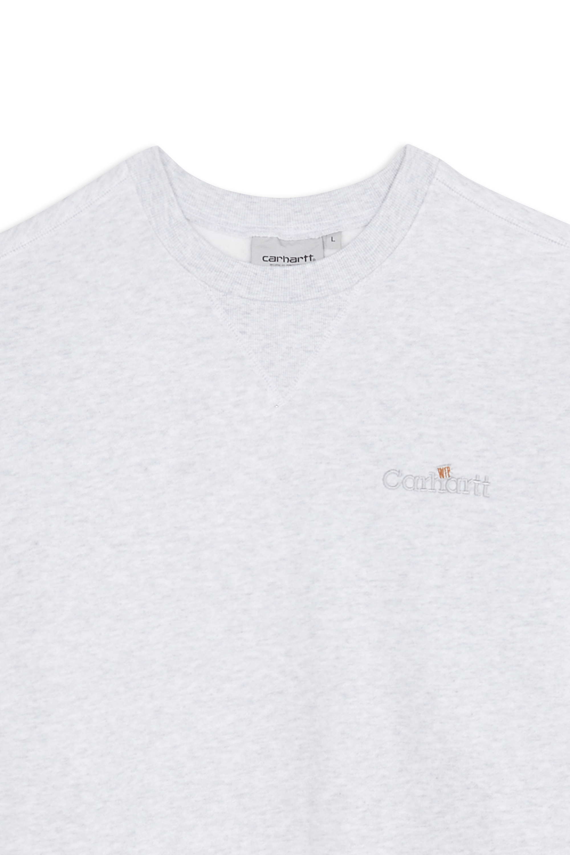 Sweatshirt wip label sweat CARHARTT WIP Gris