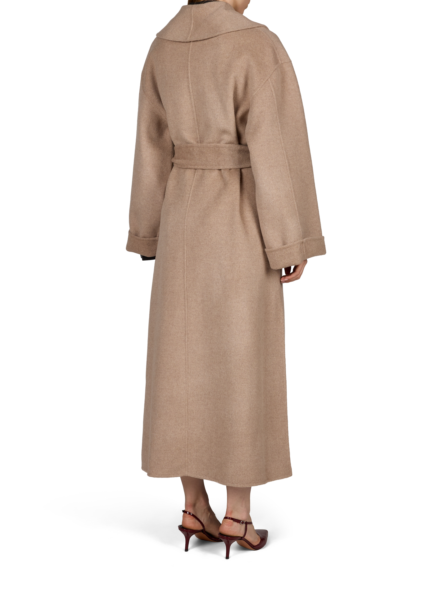 Oversized wool coat BY MALENE BIRGER Brown