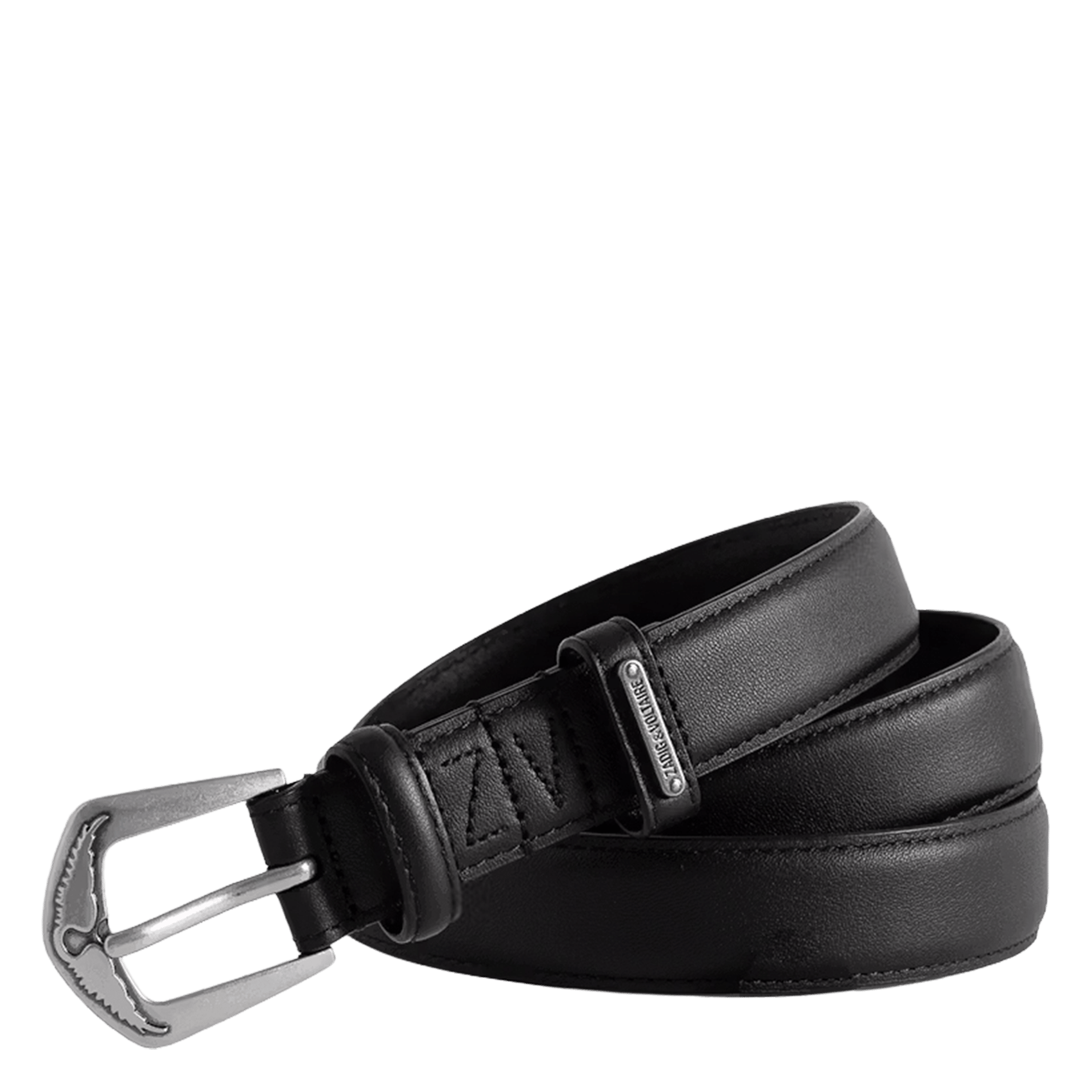 Ceinture en cuir jim ZADIG&VOLTAIRE Noir