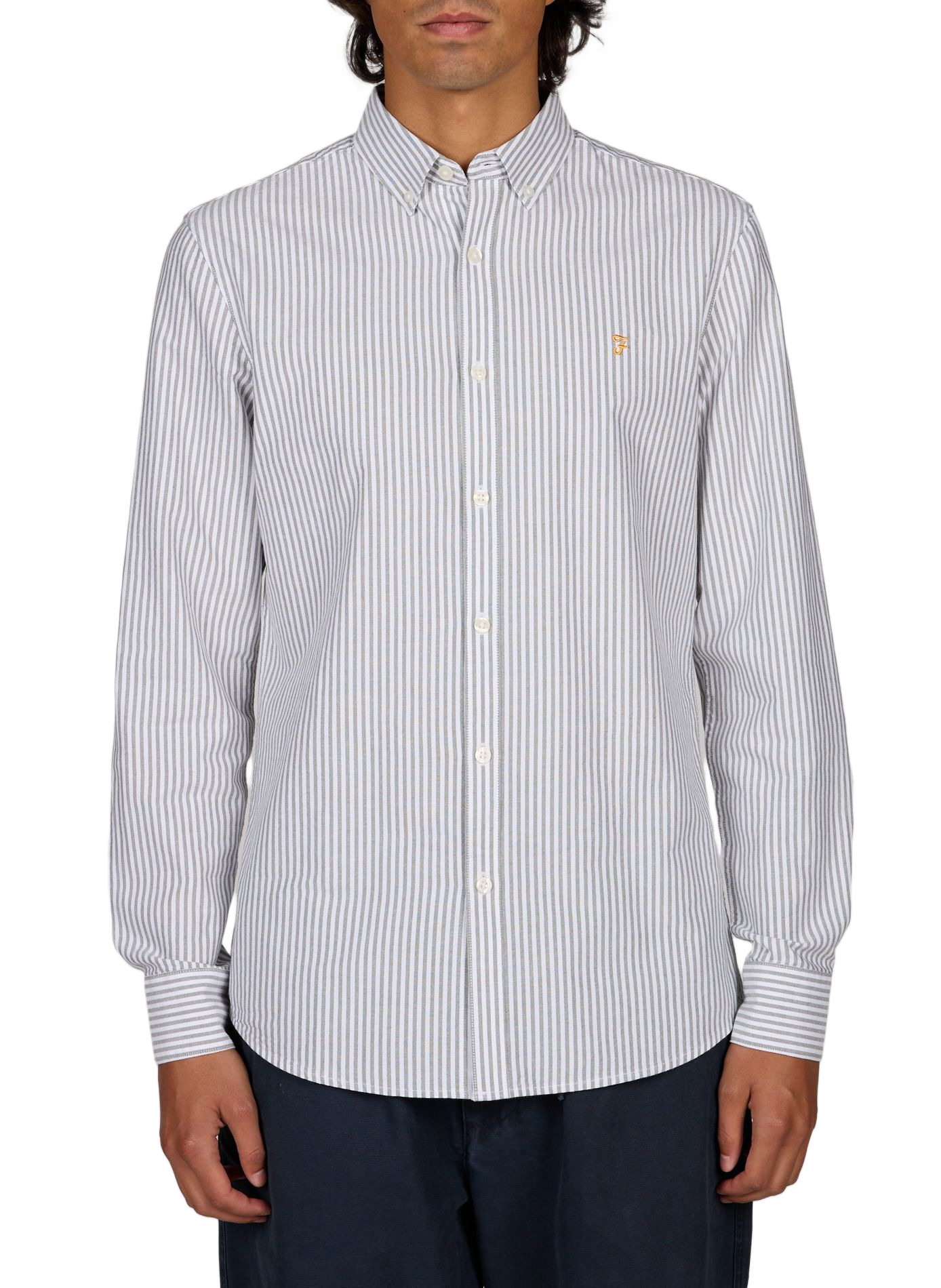 Cotton shirt FARAH Green