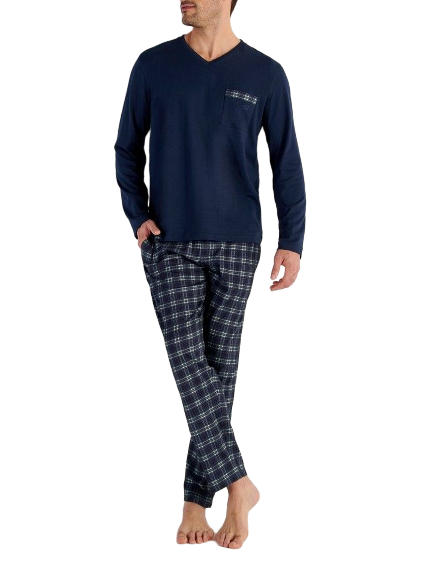 Printed cotton pajama set HOM Multicolour