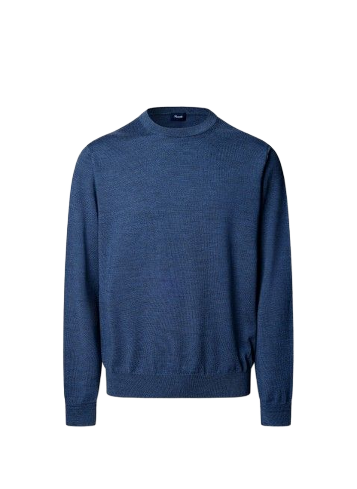 Maglione diritto a collo tondo in lana FACONNABLE Blu