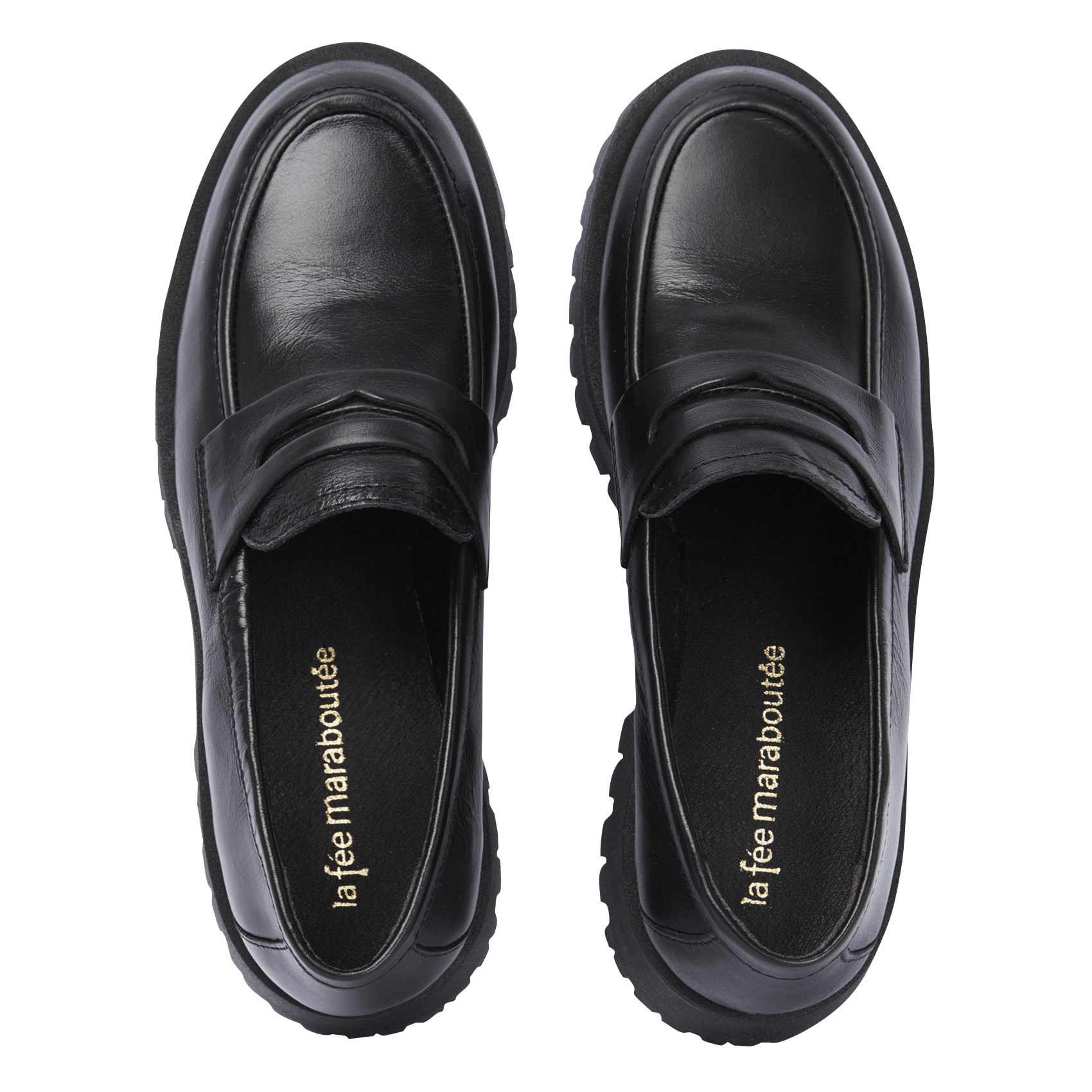 Leren mocassins LA FEE MARABOUTEE Zwart