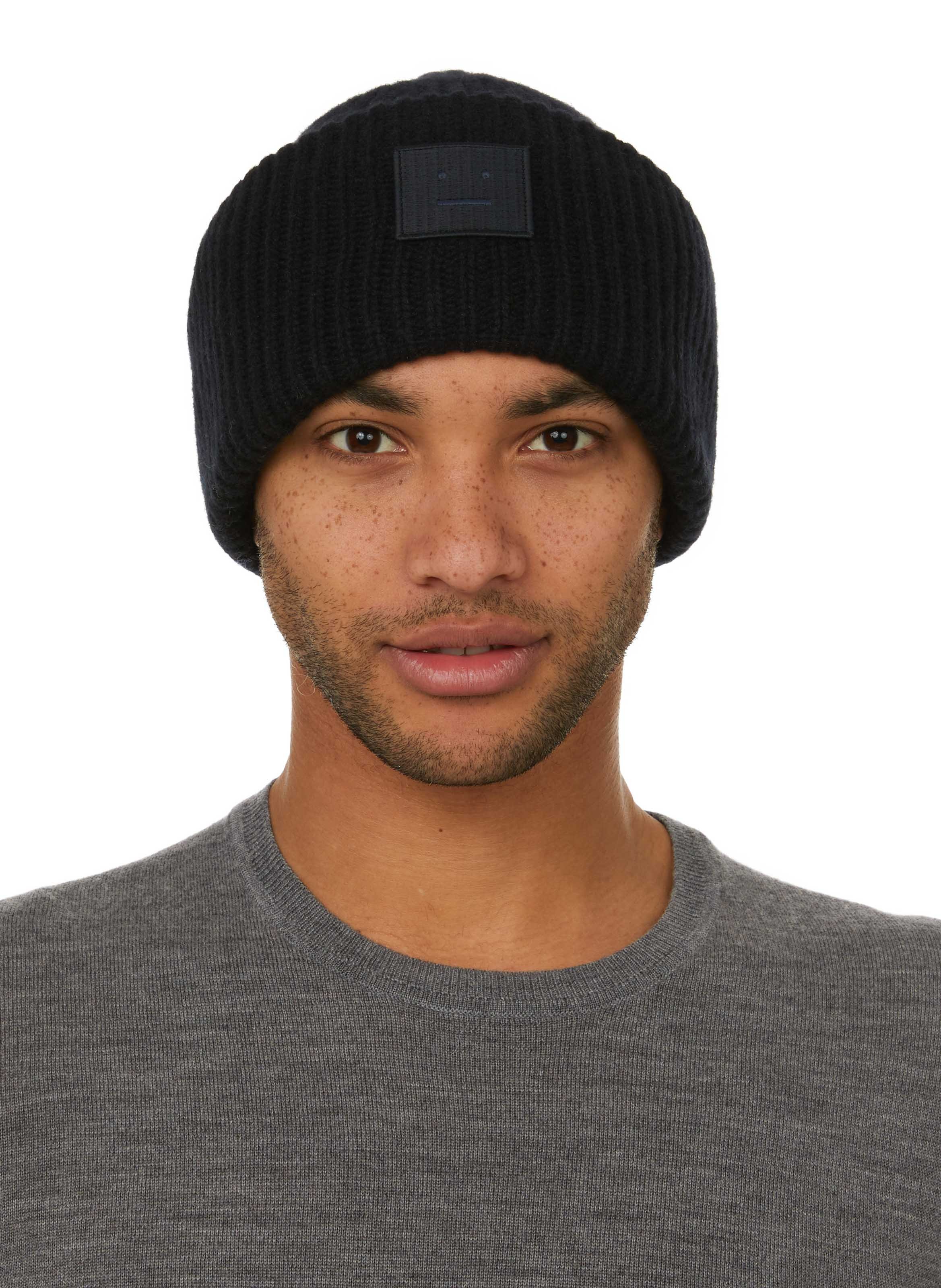 Bonnet en laine ACNE STUDIOS Noir