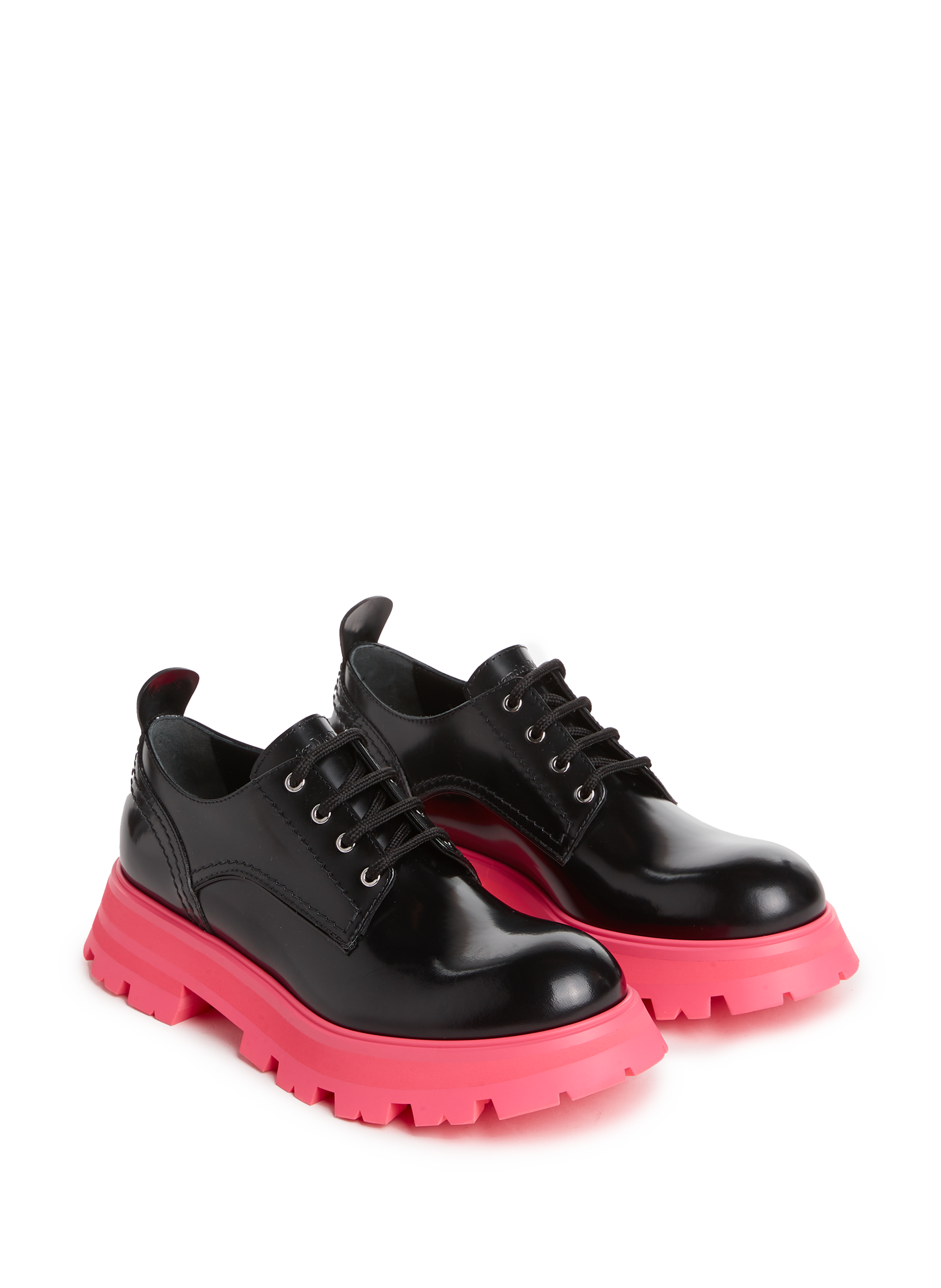 Derbies à lacets en cuir