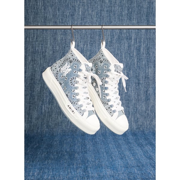 Baskets montantes à imprimé bandana