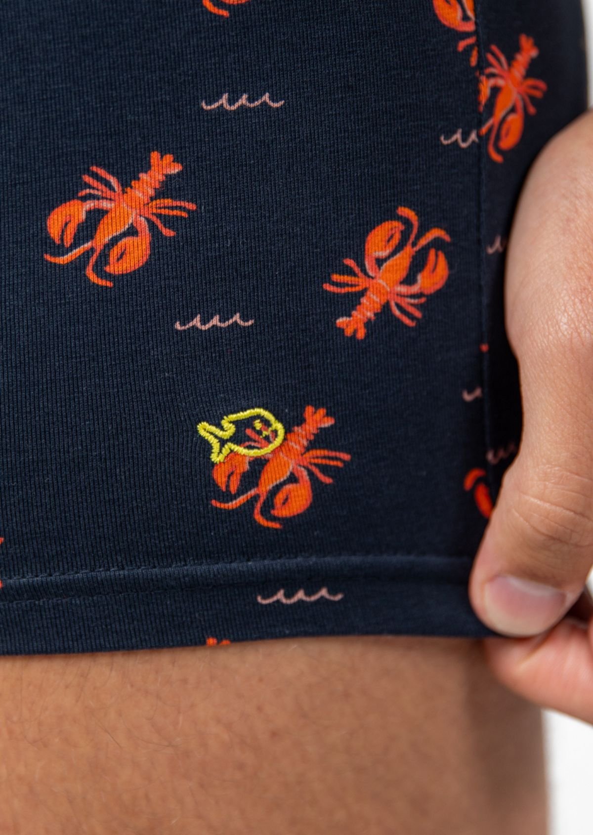 Boxer en coton biologique BILLYBELT Bleu