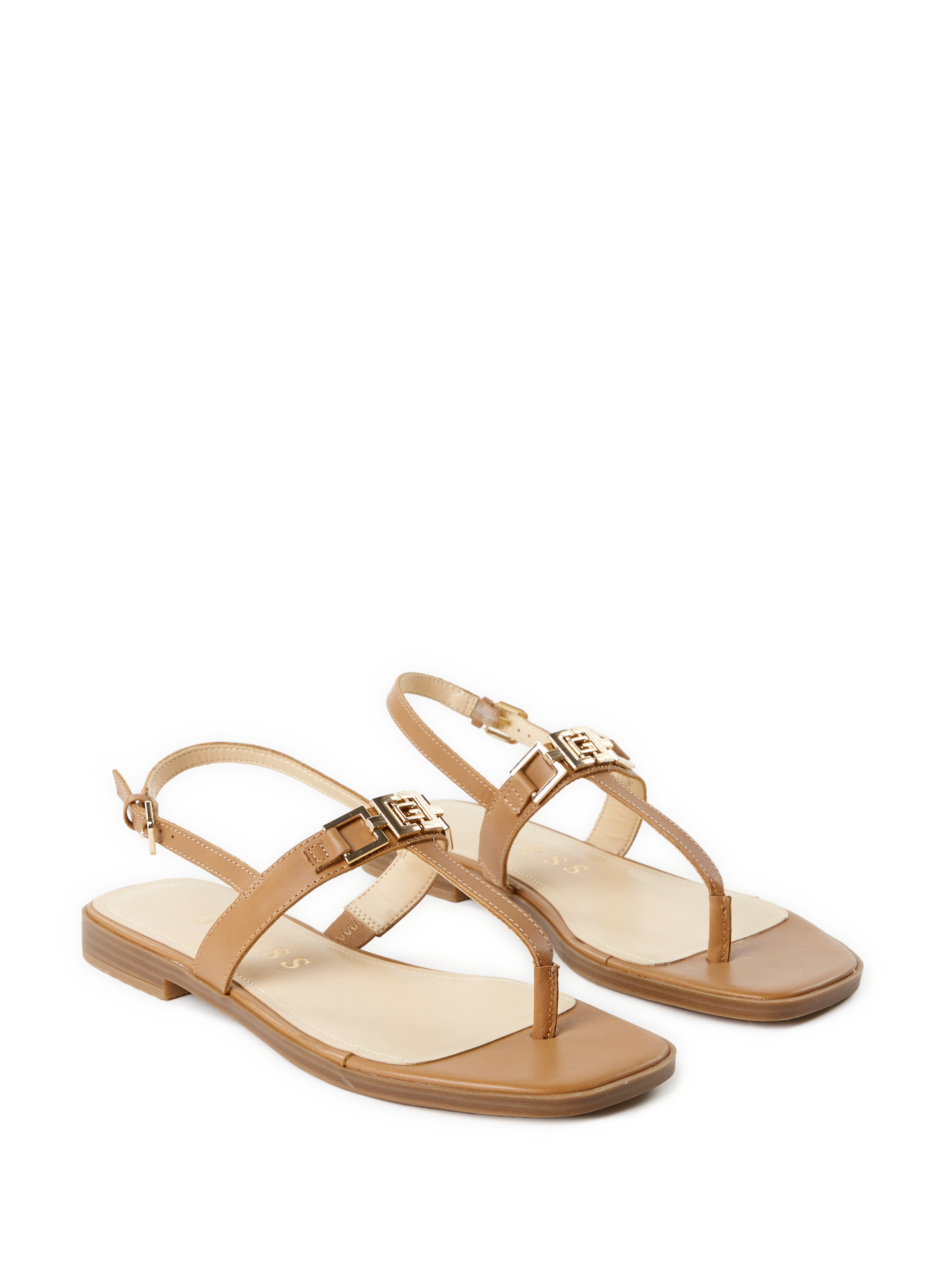 Sandales en cuir GUESS Marron