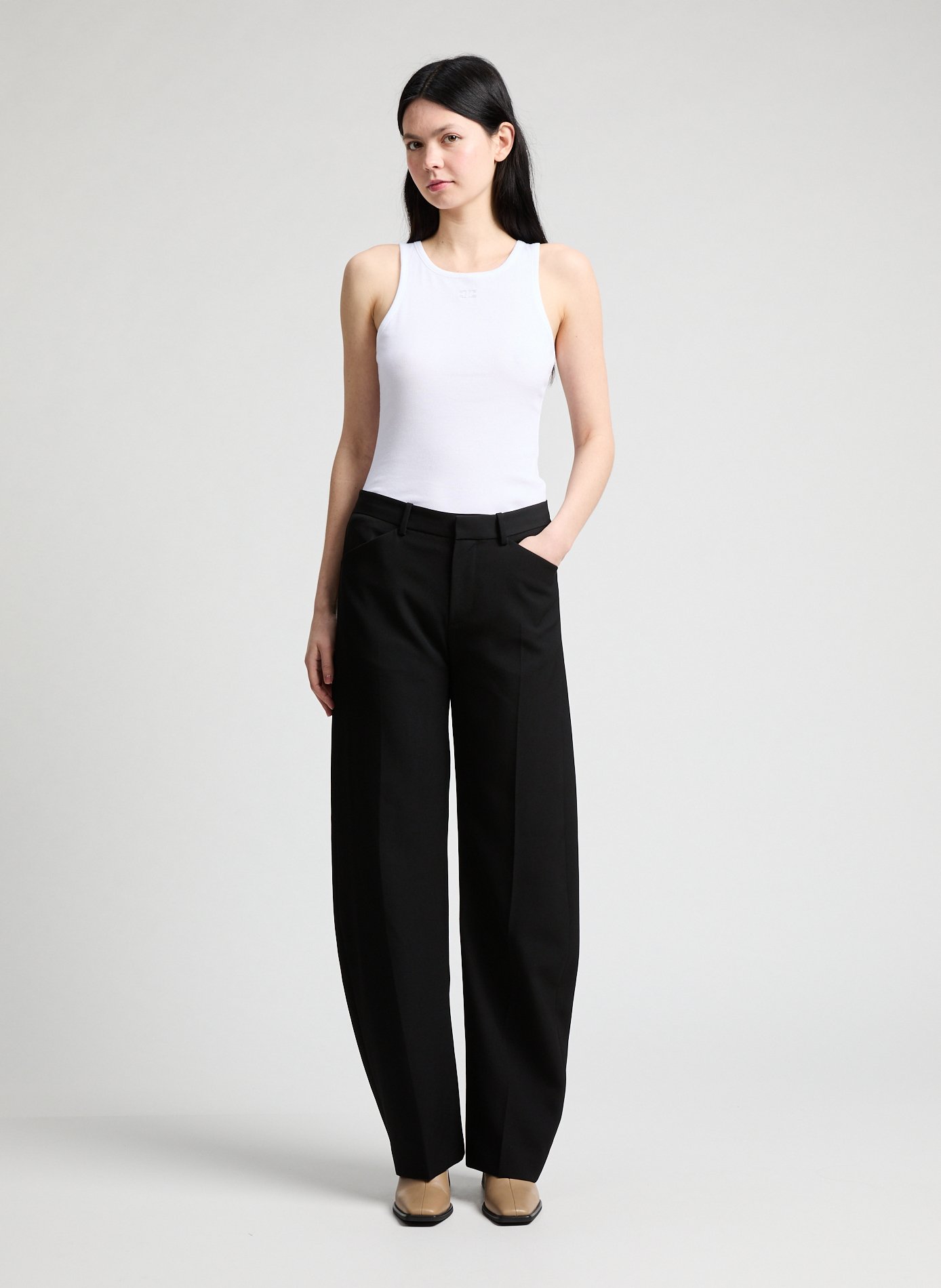 Cotton Top GANNI White