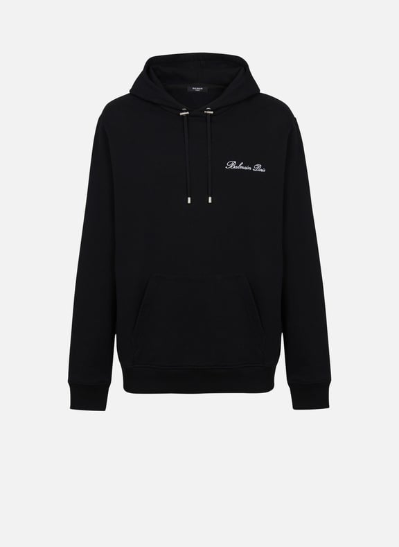 Hoodie balmain signature Noir by BALMAIN BALMAIN Hoodie balmain signature Noir