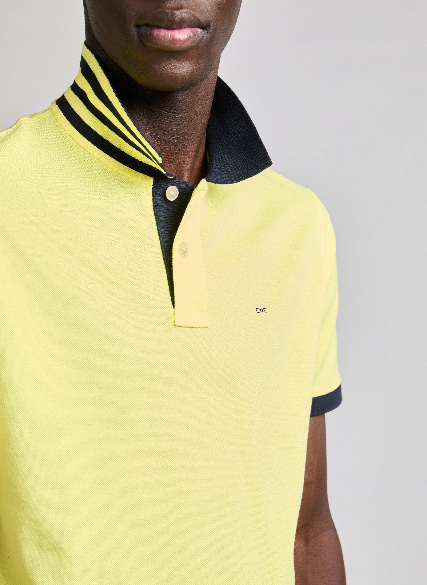 Polo manches courtes en coton EDEN PARK Jaune