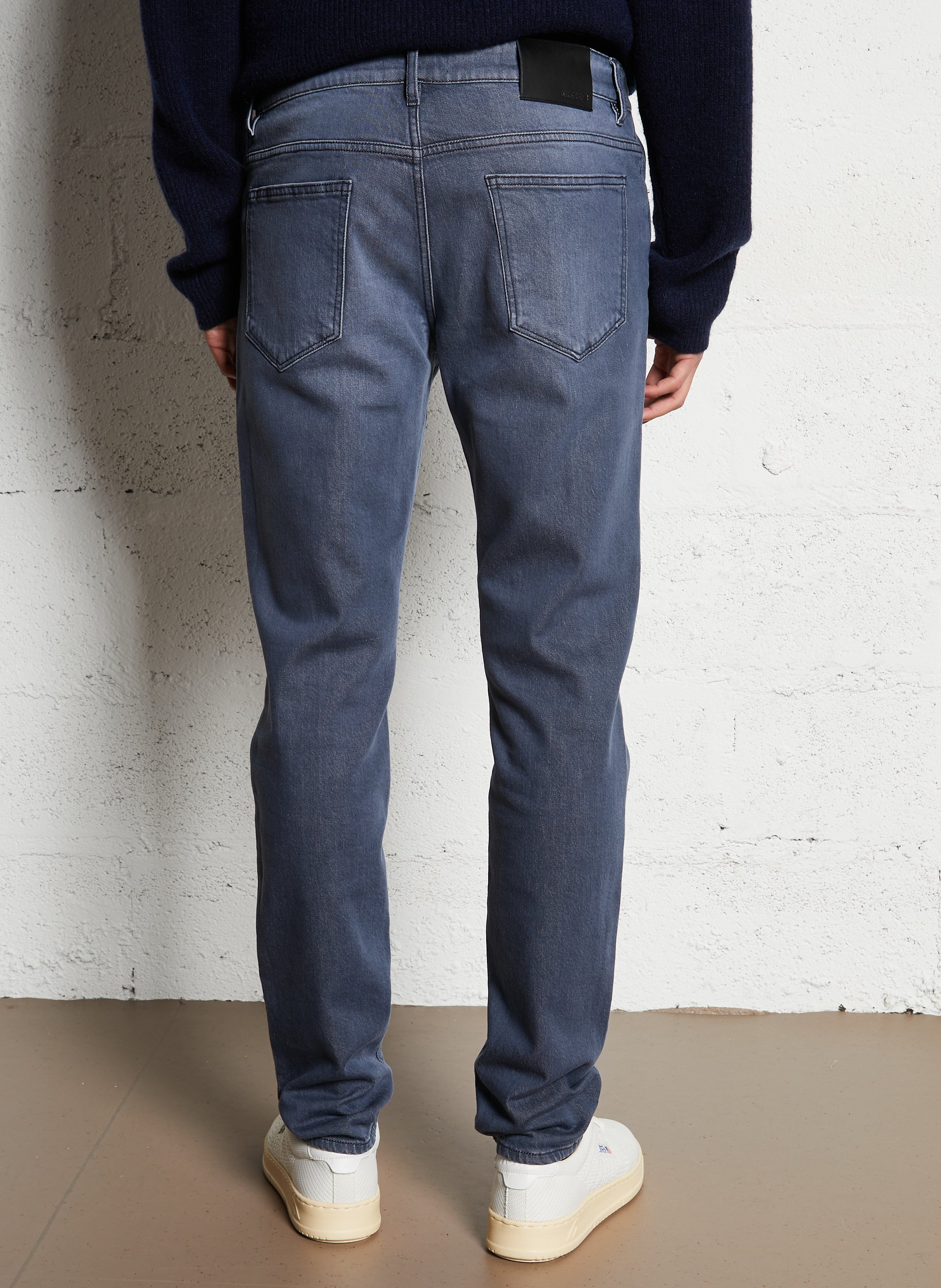 Jean slim délavé 5 poches bruce IKKS Bleu