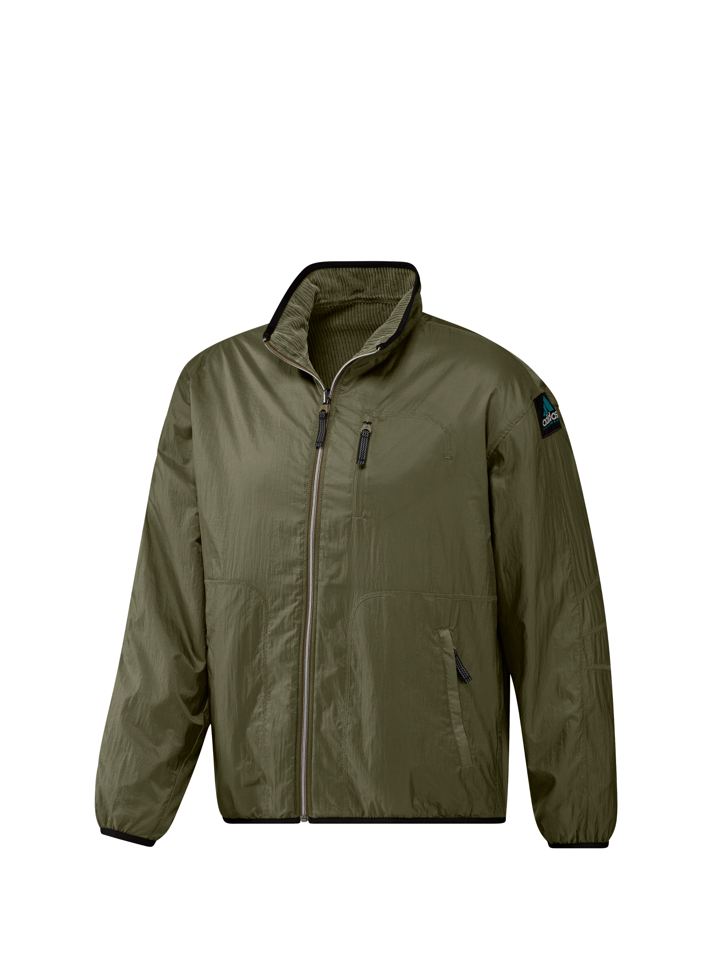 ADIDAS Veste ample réversible à col montant  Green