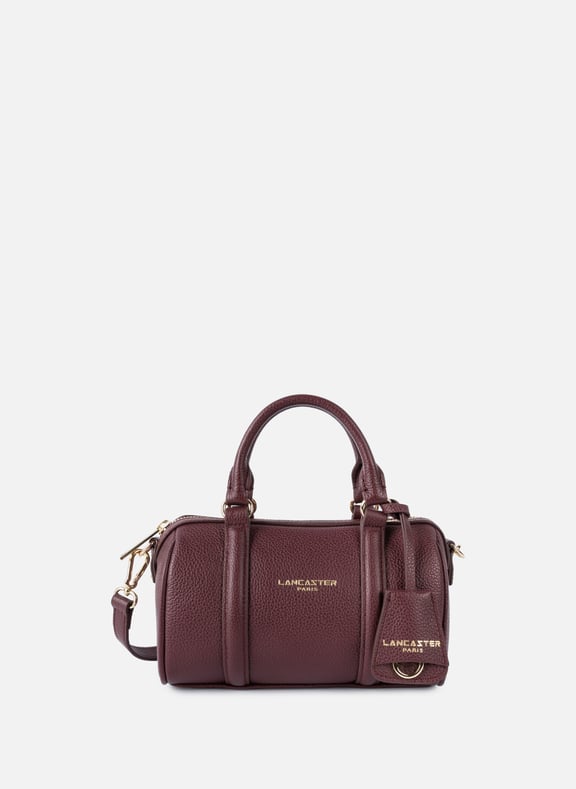 Petit sac polochon - milano ana Rouge by LANCASTER LANCASTER Petit sac polochon - milano ana Rouge