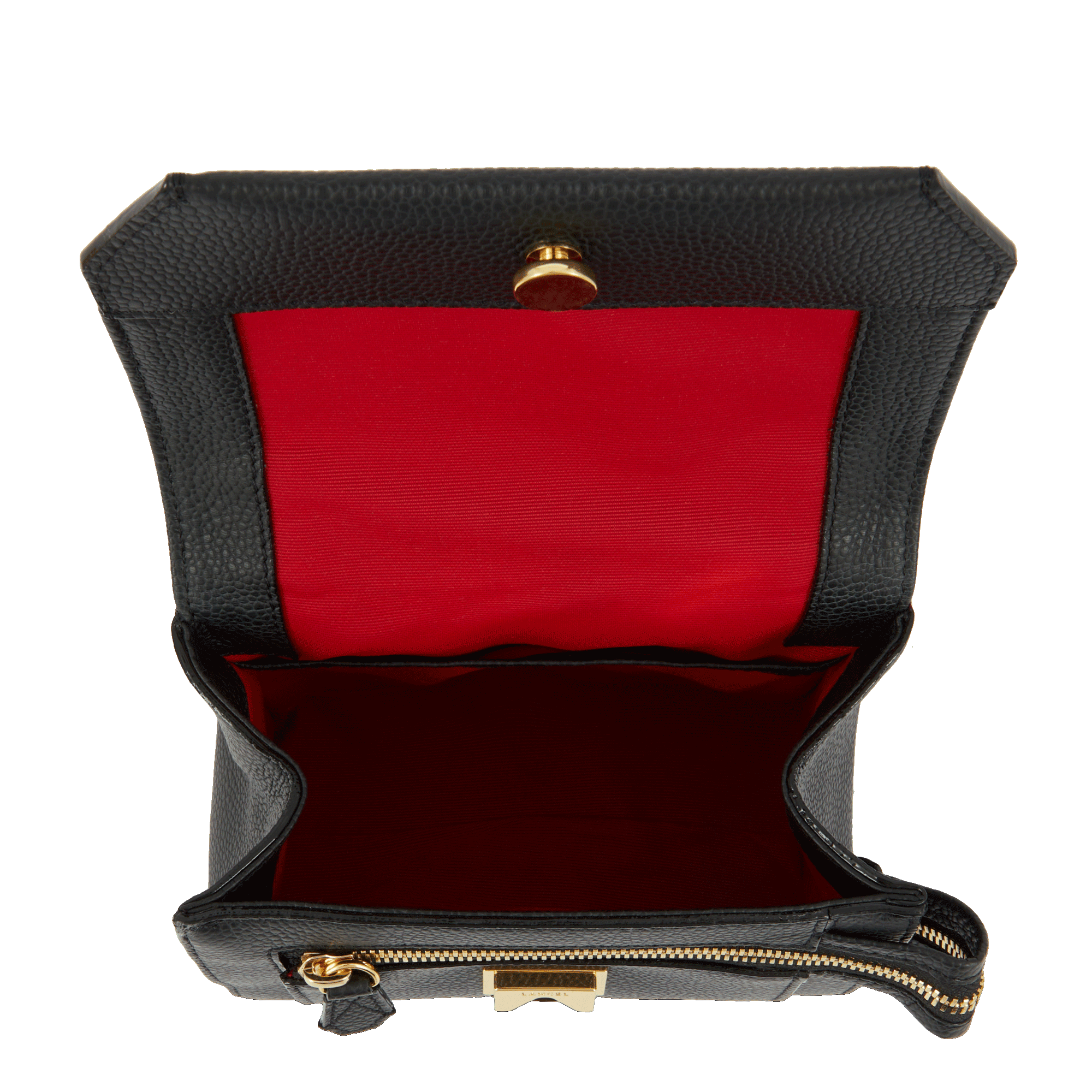 Sac rabat s ninon de lancel en cuir LANCEL Noir