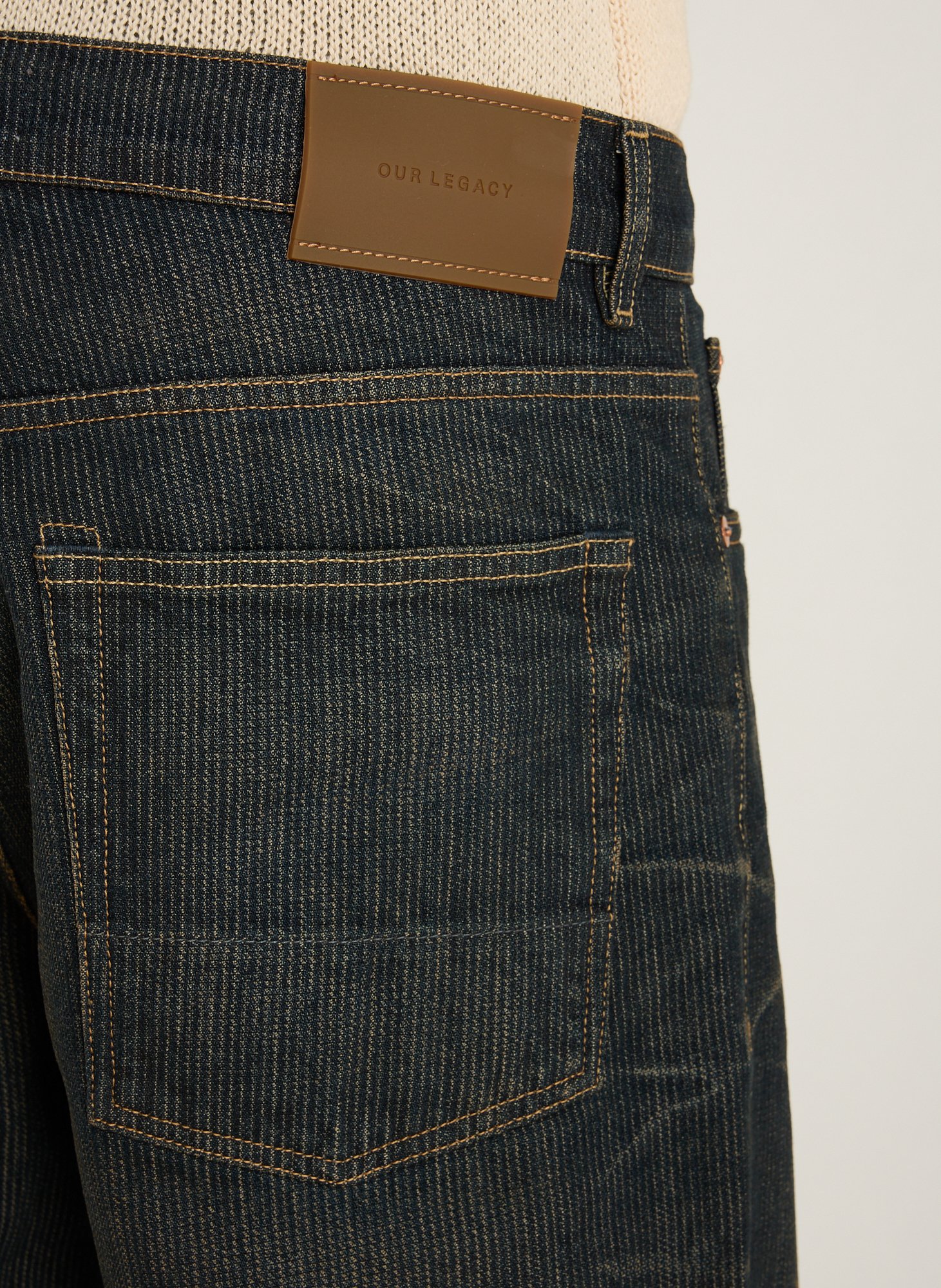 Straight cotton jeans OUR LEGACY Blue