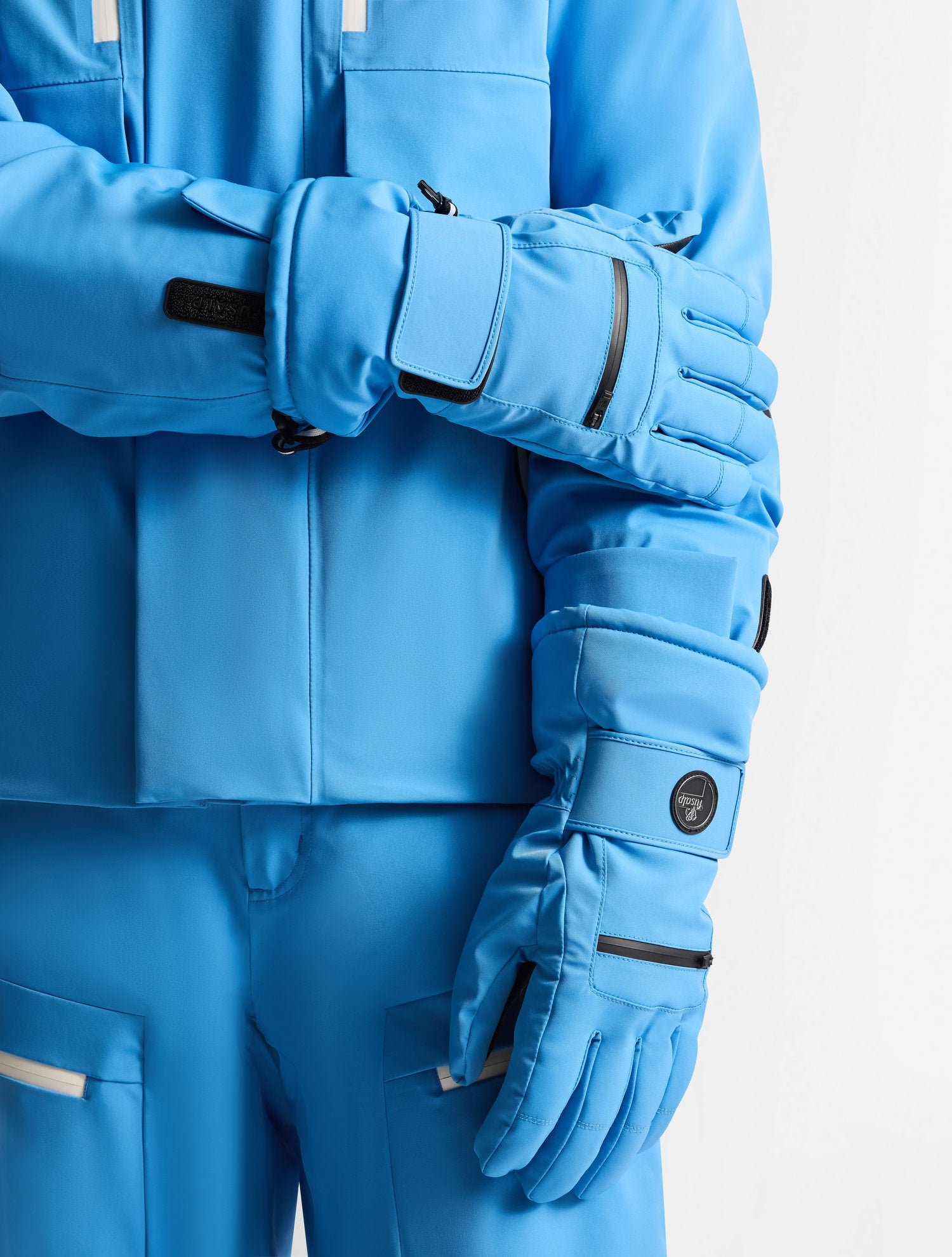 Gants de ski peak glove coupe regular FUSALP Bleu