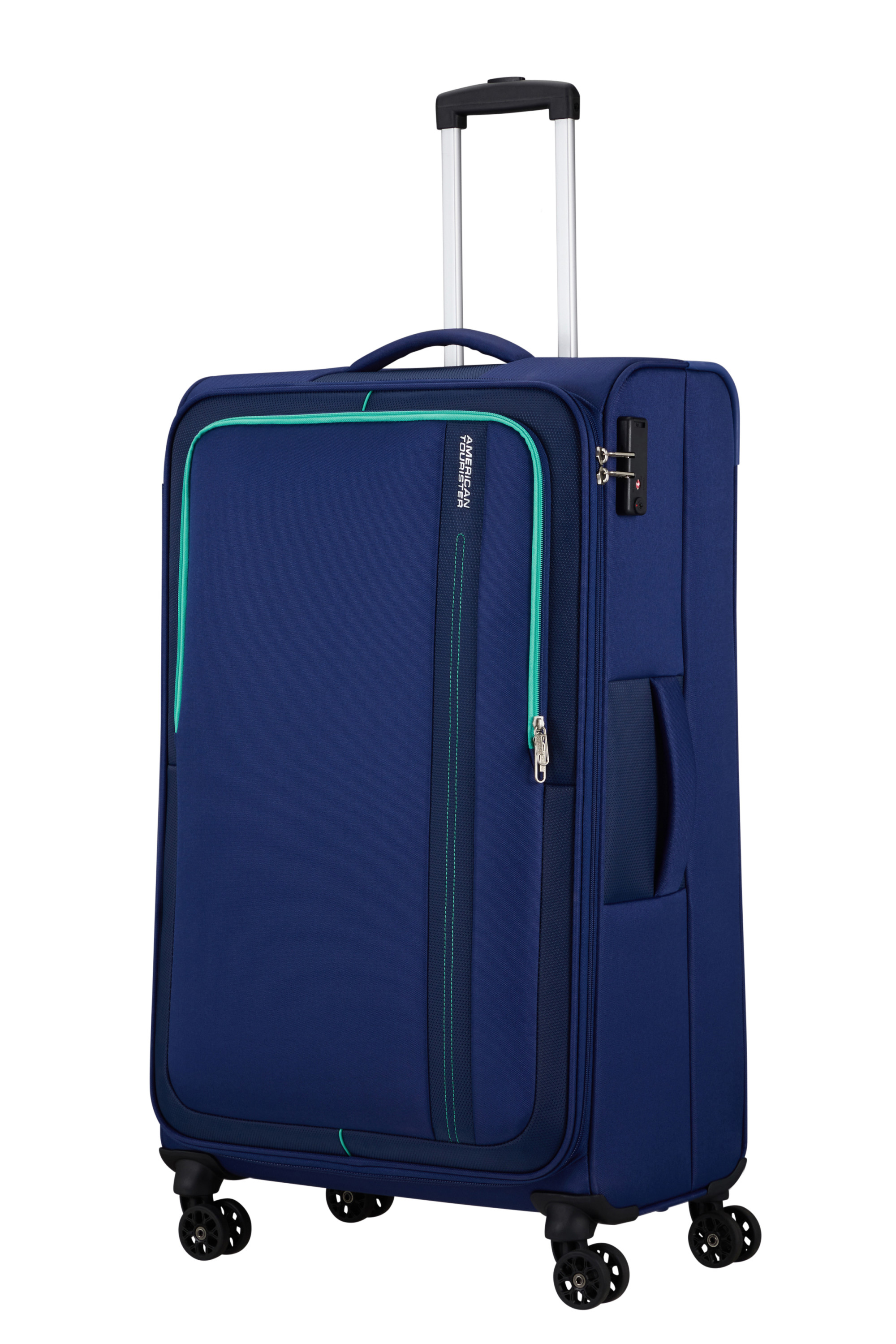 Sea seeker valise 4 roues taille l AMERICAN TOURISTER Bleu