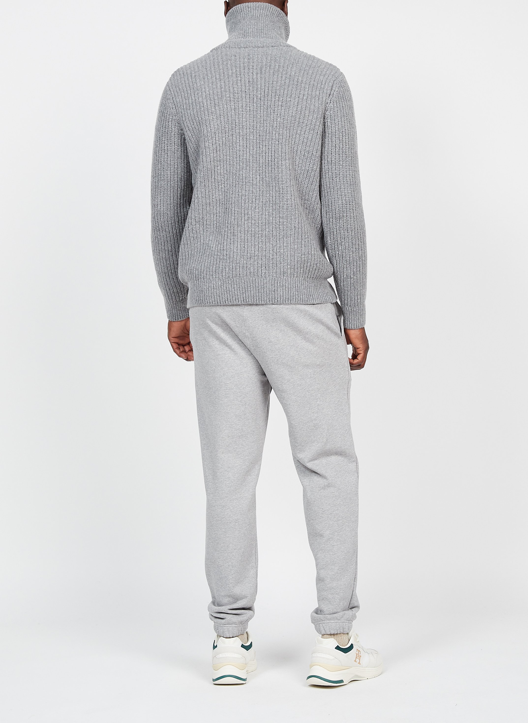 Pull col camionneur en laine mélangée heritage ARMOR-LUX Gris