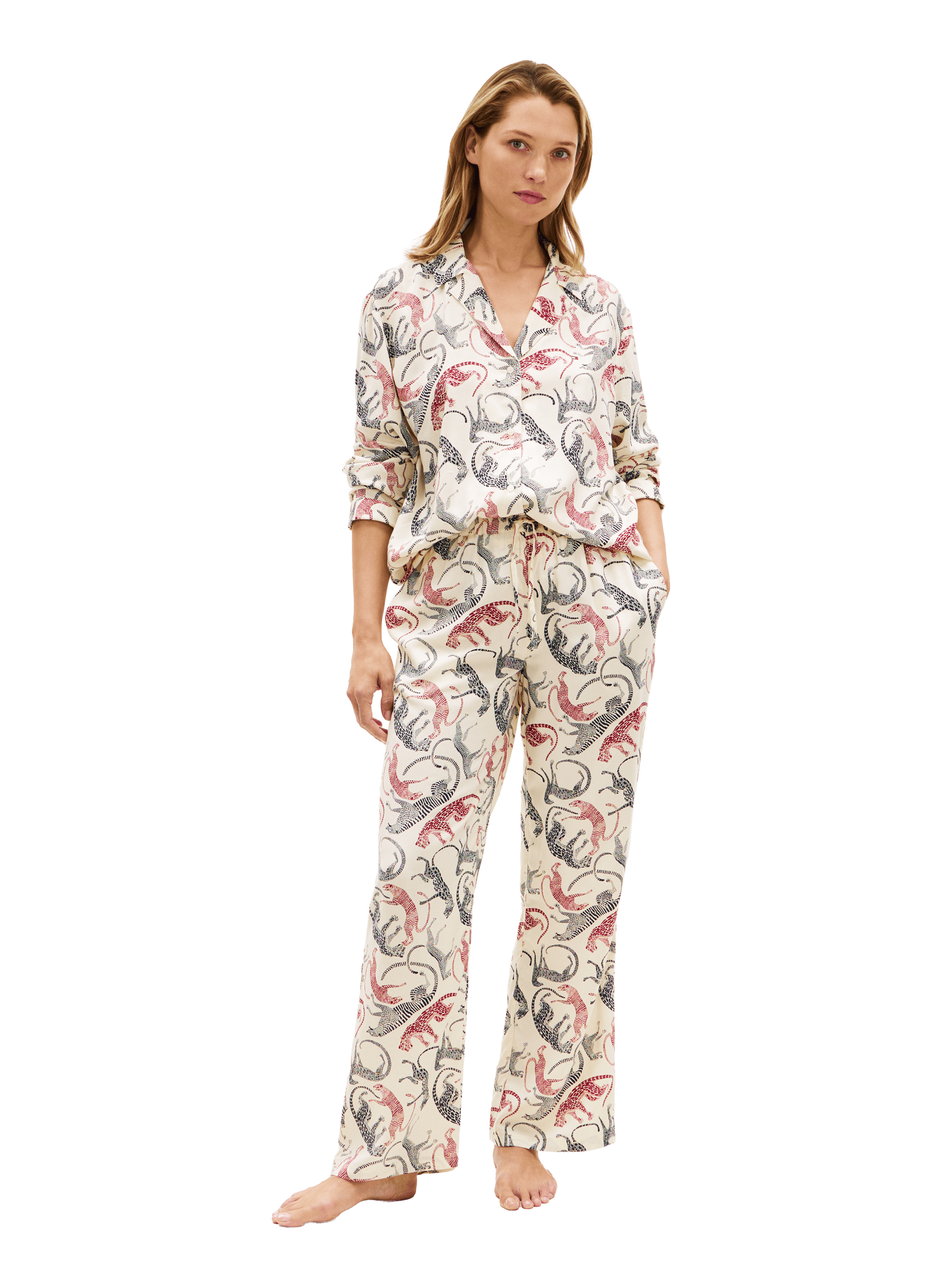 Chemise de pyjama imprimée TOMMY HILFIGER Multicolore