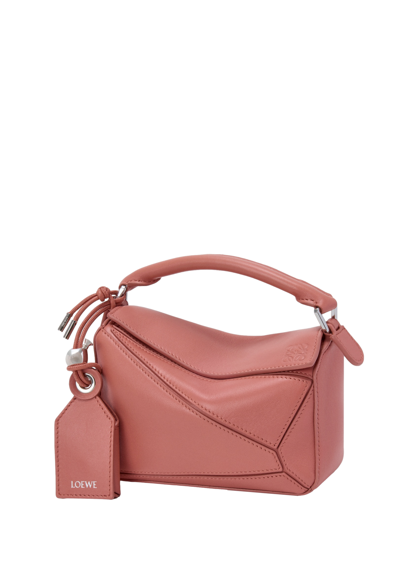 Mini bag Featherlight Puzzle in lambskin nappa LOEWE Pink