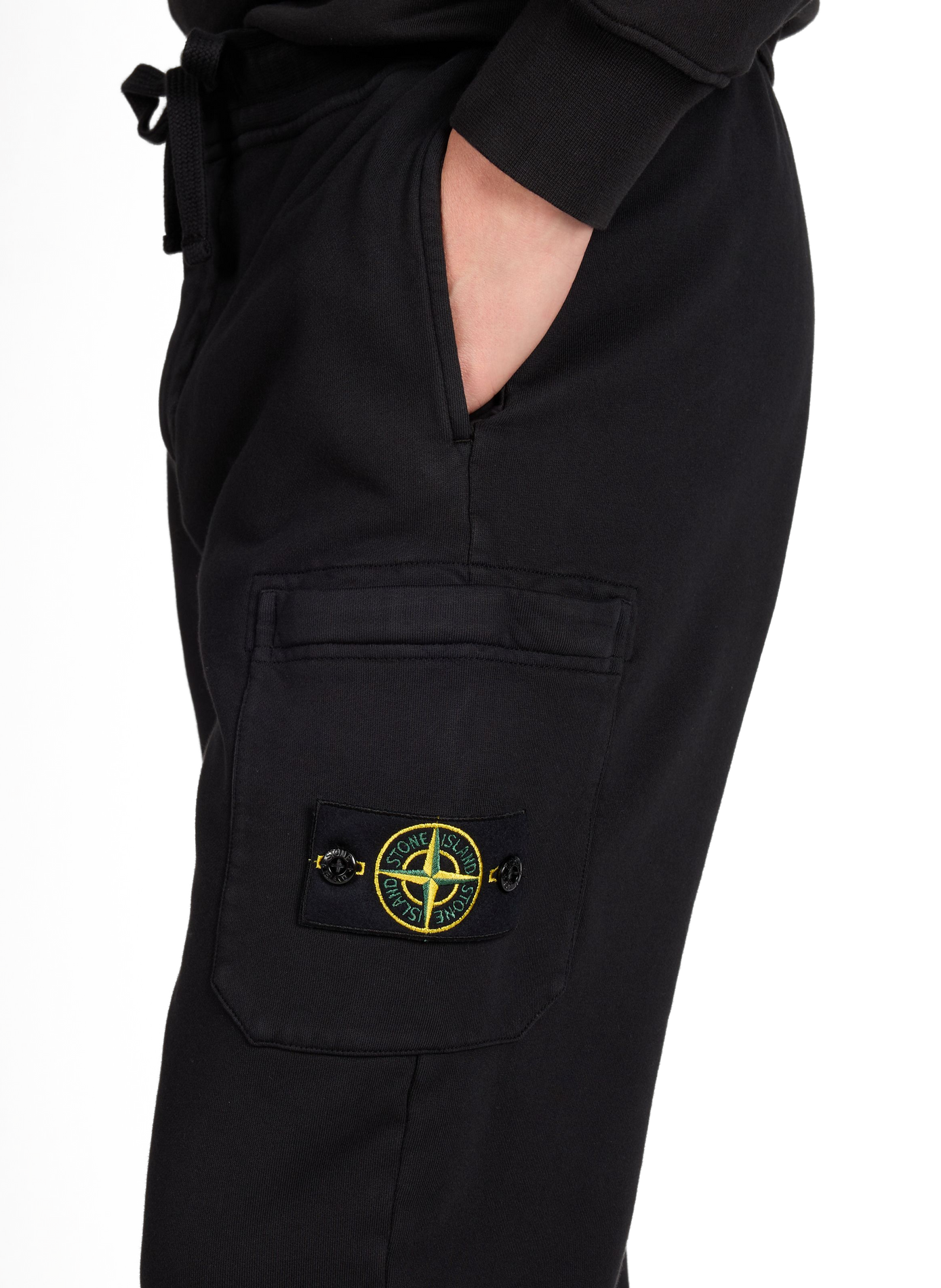 Cotton joggers STONE ISLAND Black