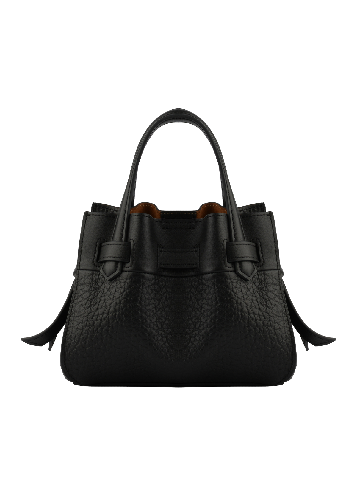 Blossom | Sac à main Nano en cuir de vachette POURCHET Noir