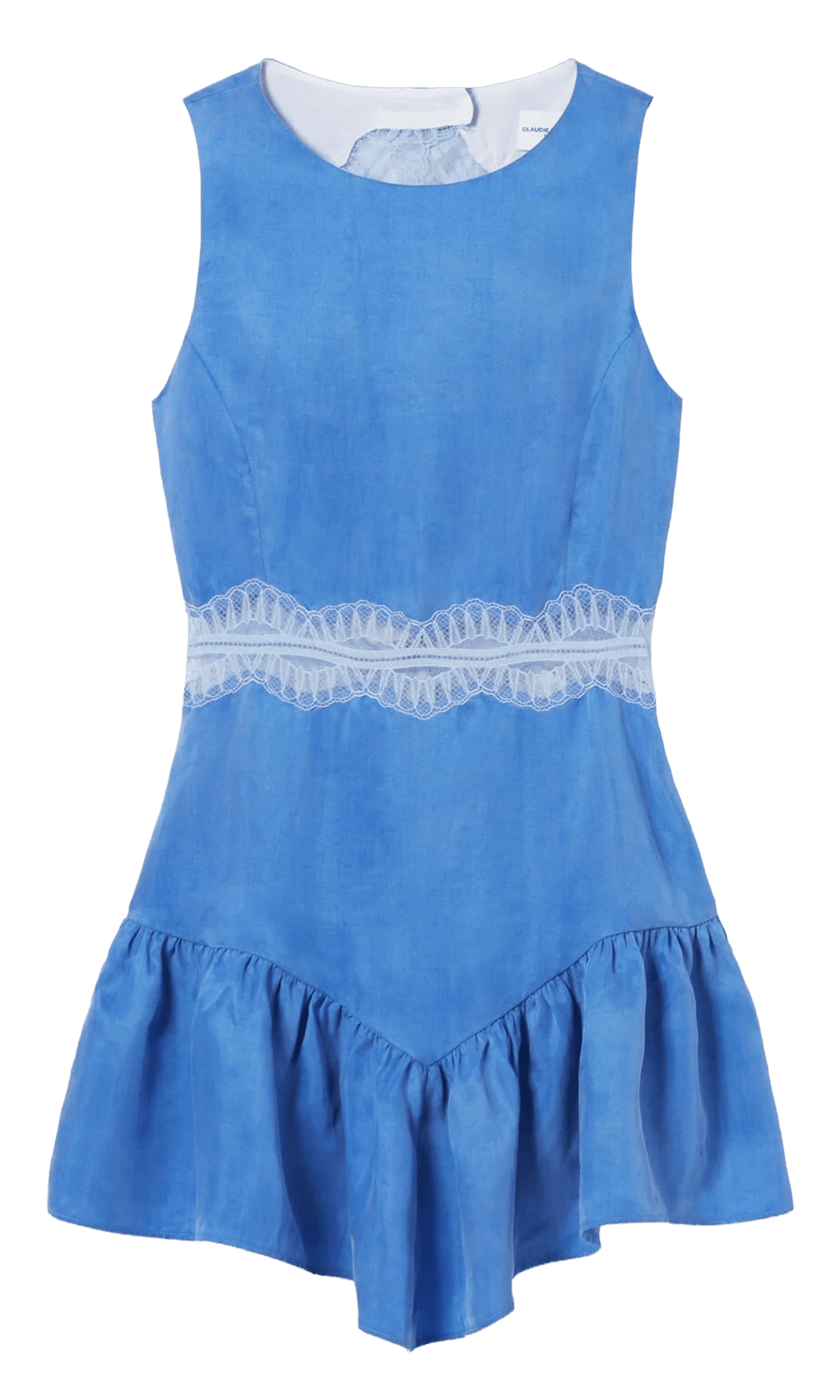 Robe courte col rond CLAUDIE PIERLOT Bleu