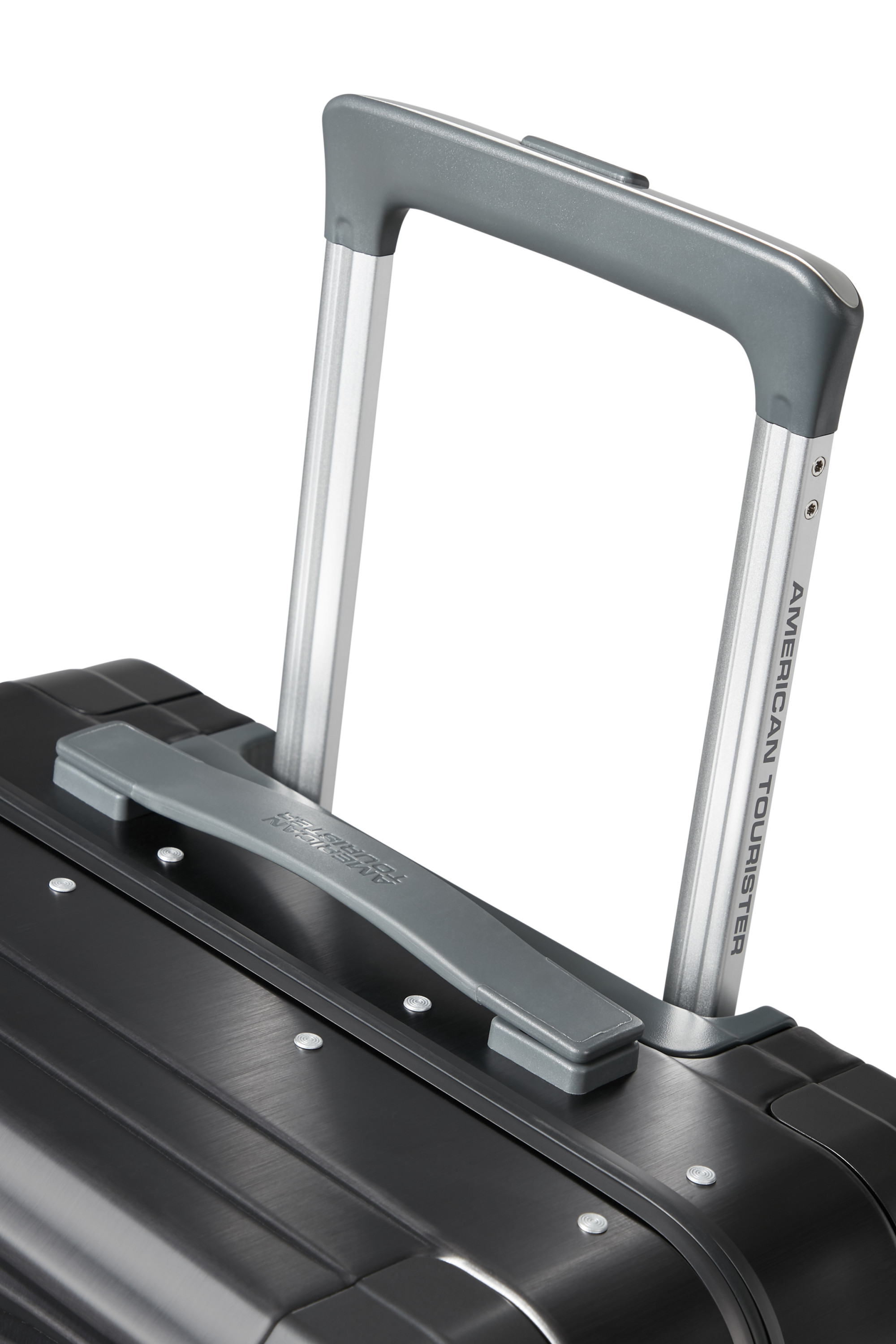 Soundbox alu valise 4 roues taille s AMERICAN TOURISTER Gris