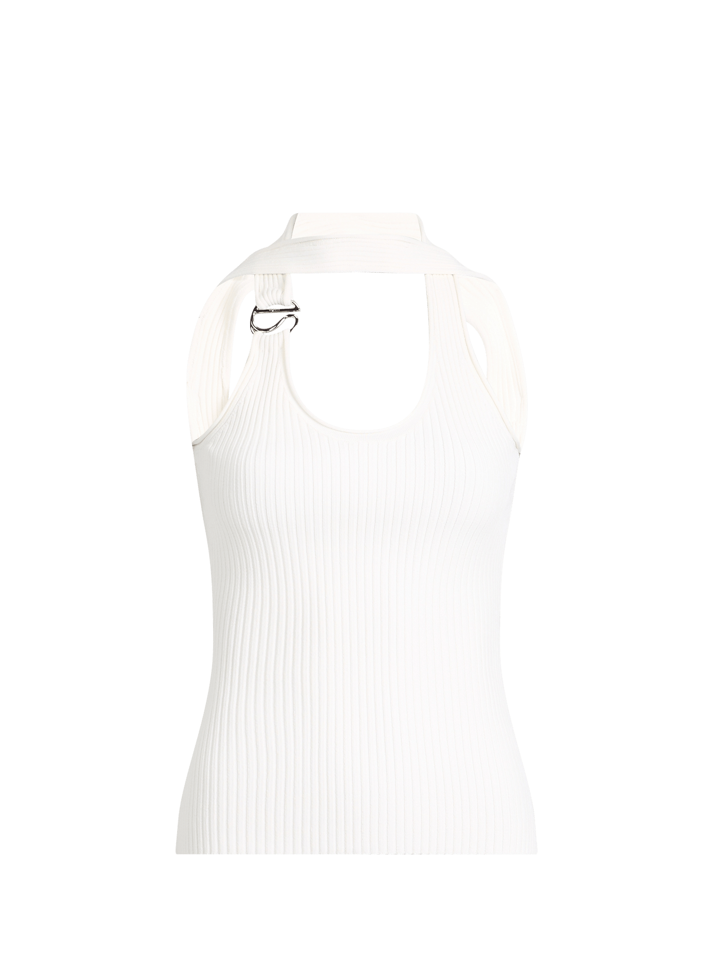 Débardeur dos nu en maille COPERNI Blanc