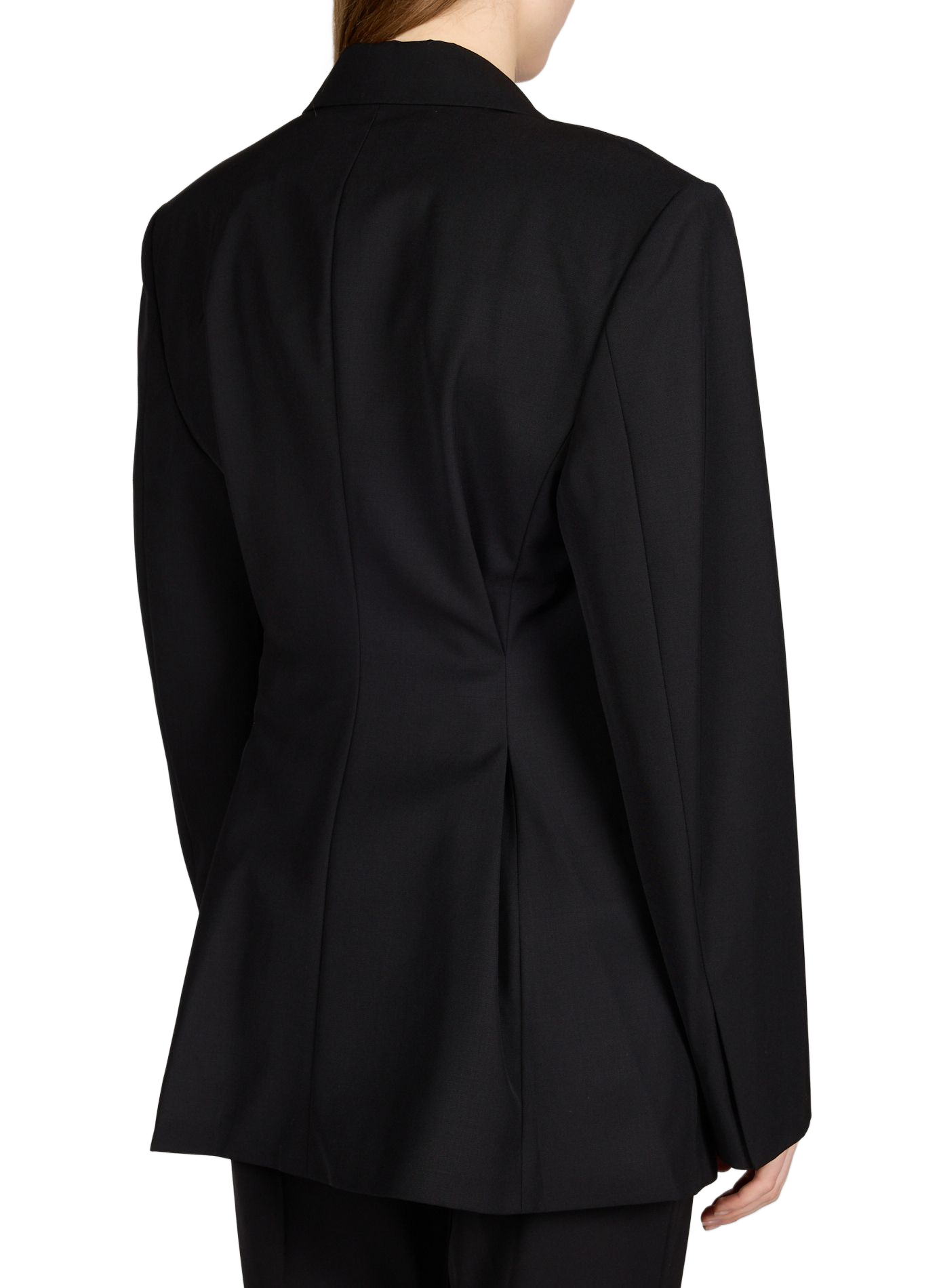 Blazer uni en laine HELMUT LANG Noir