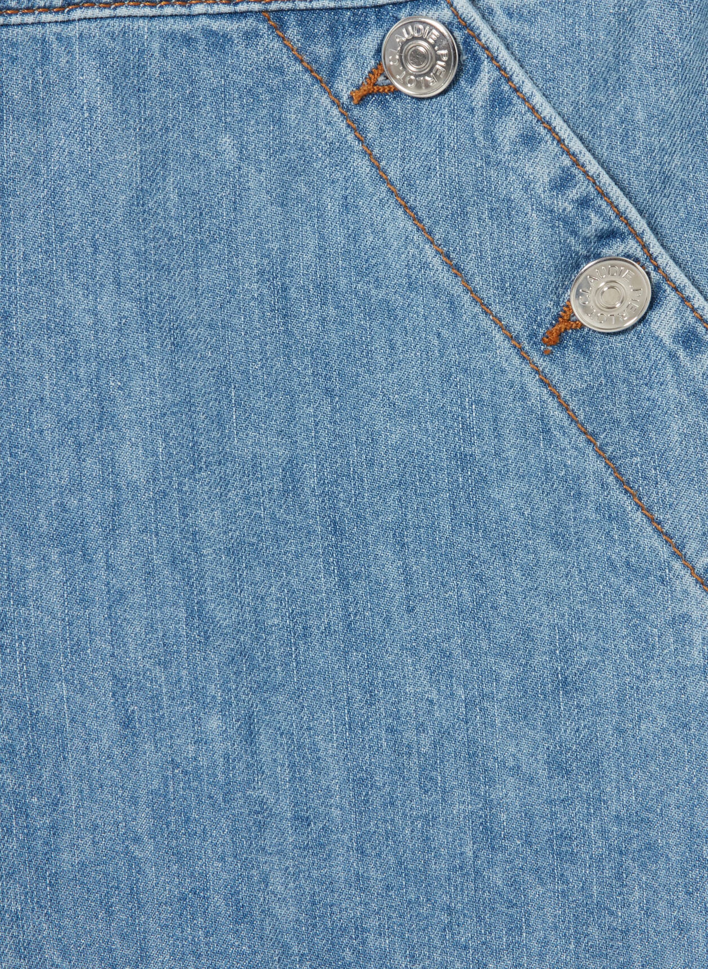 Bermuda droit en coton CLAUDIE PIERLOT Bleu