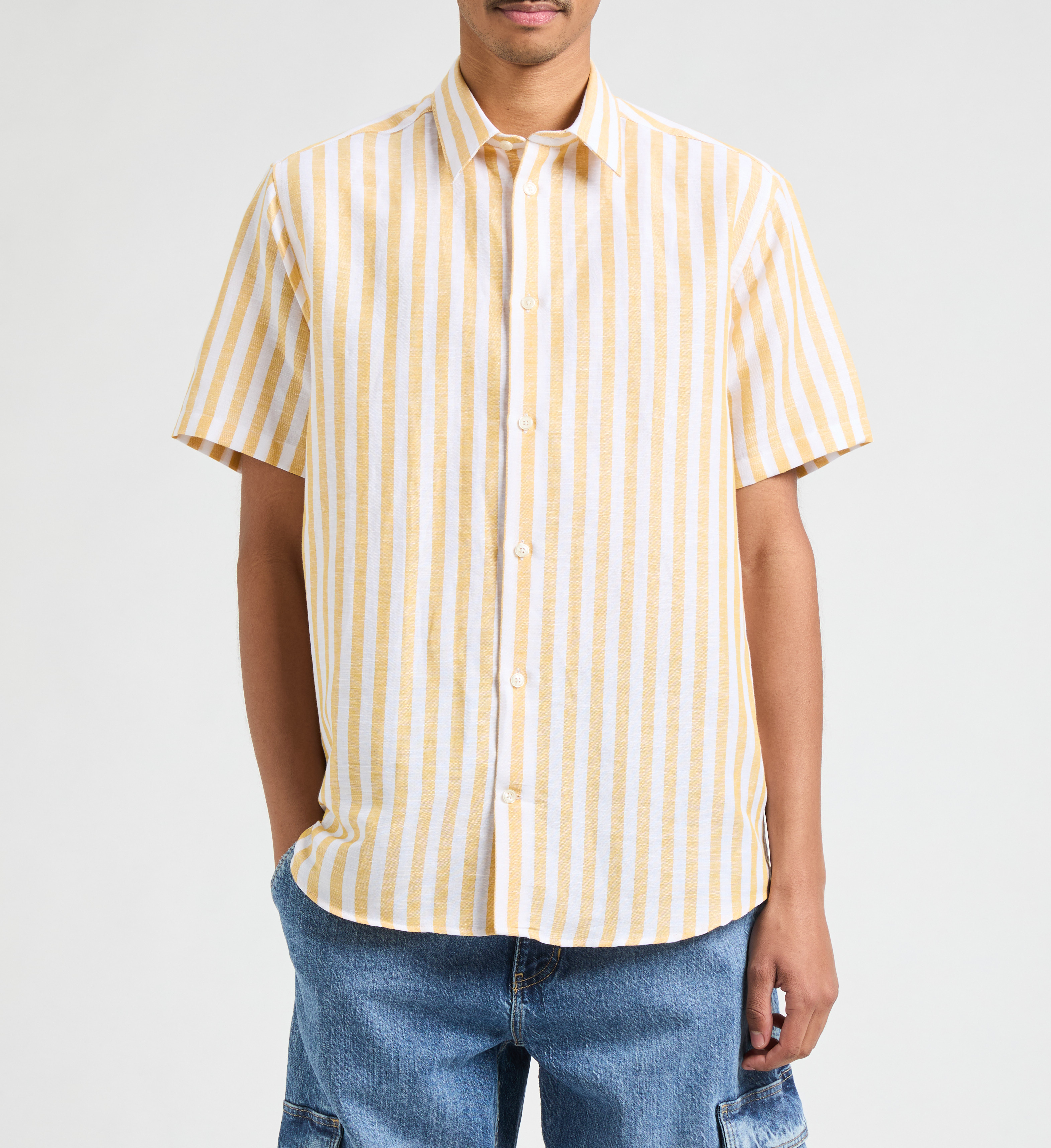 Plain shirt AU PRINTEMPS PARIS Yellow