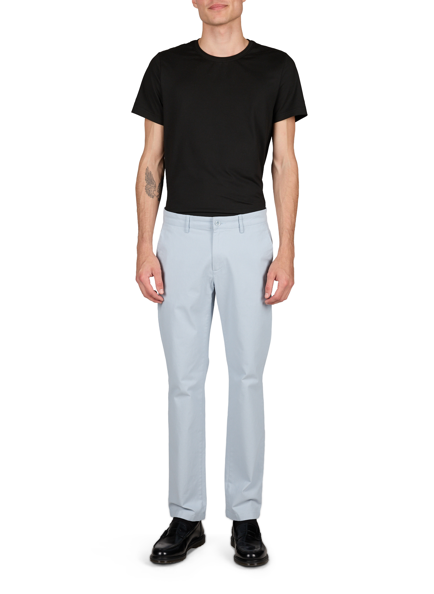 Cotton chino trousers AIGLE Blue