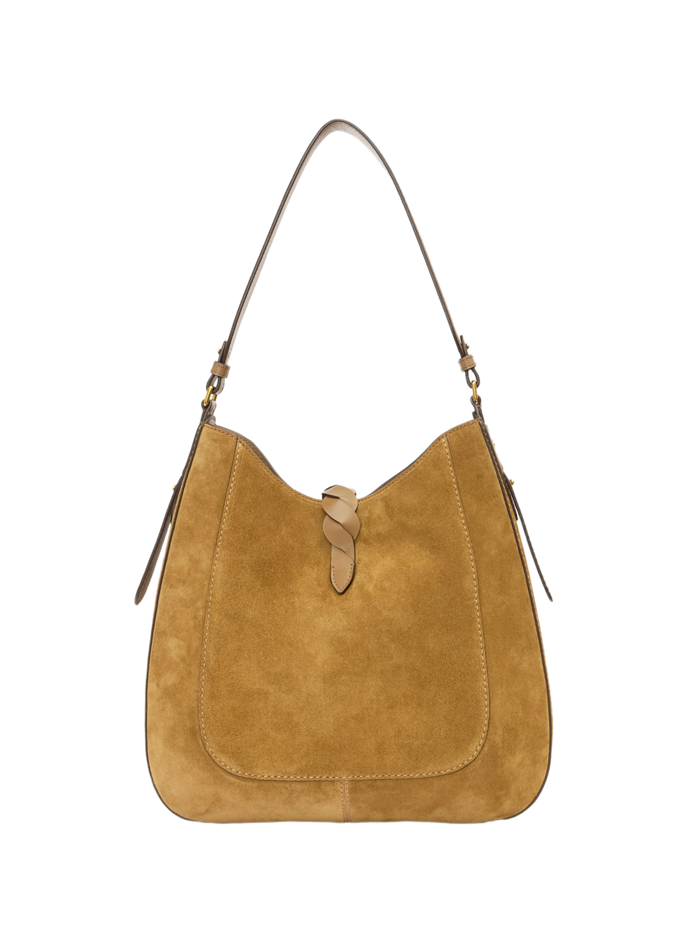 Bolso Altay Hobo de cuero de ternera aterciopelado ISABEL MARANT Marrón
