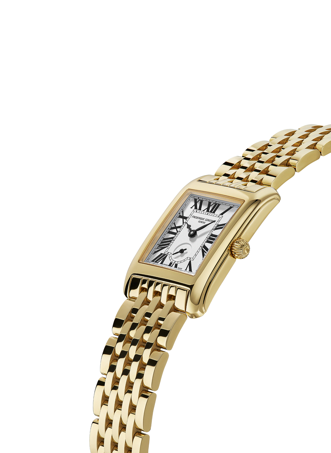 Montre quartz en acier inoxydable FREDERIQUE CONSTANT Blanc