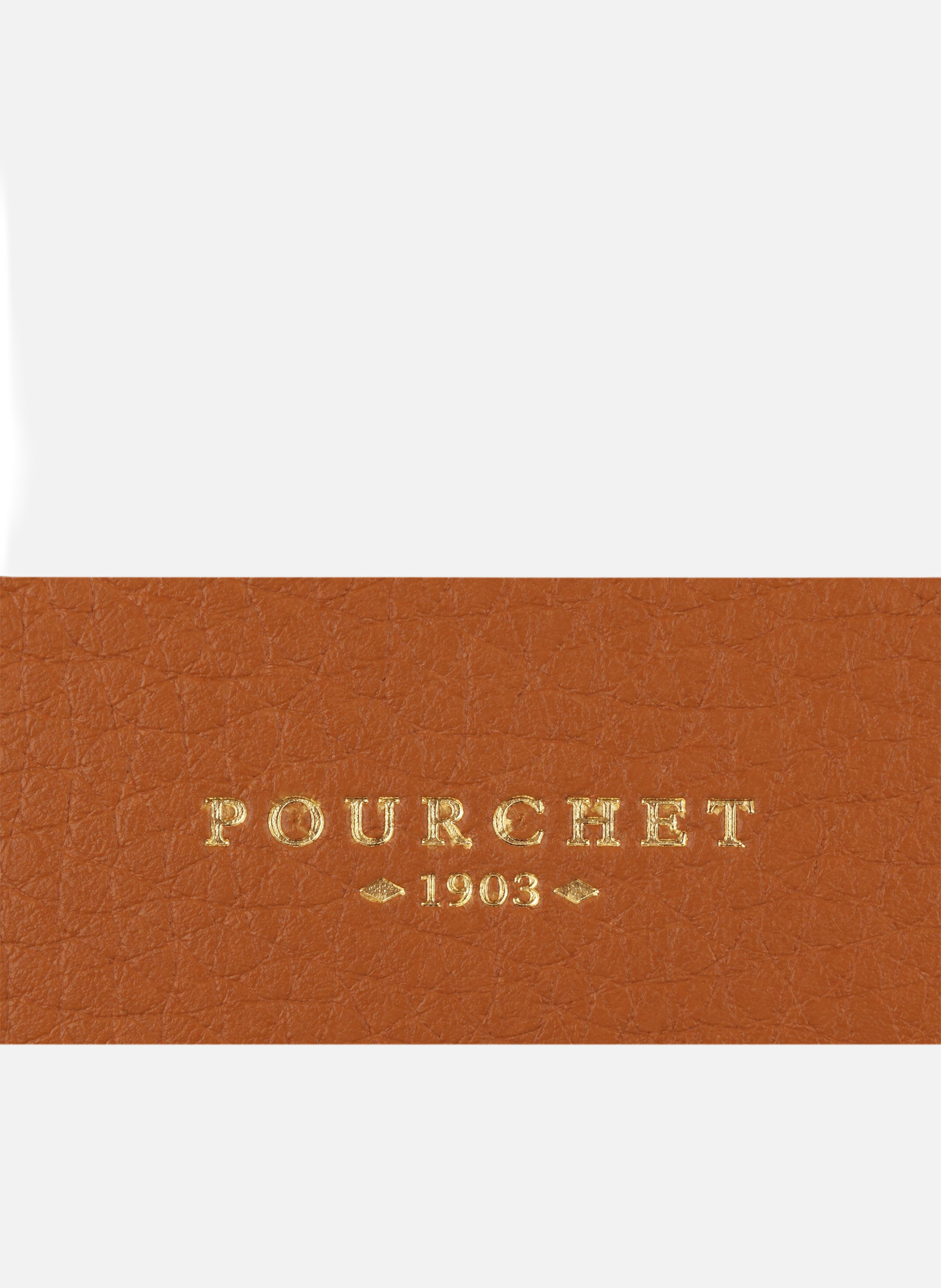 Club | porte-monnaie & porte-cartes en cuir de vachette POURCHET Marron